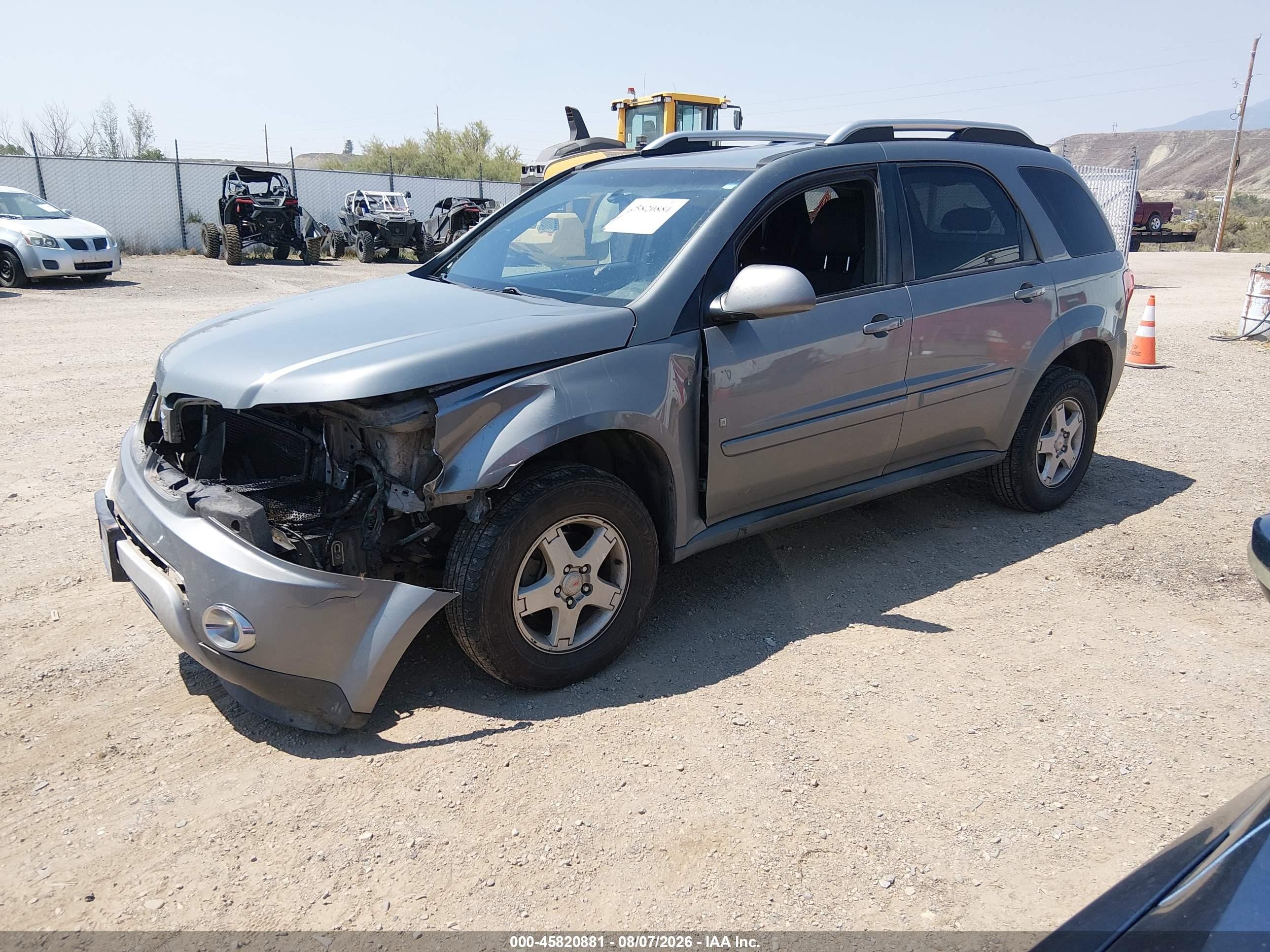 2006 Pontiac Torrent   Gray vin: 2CKDL73F666078616