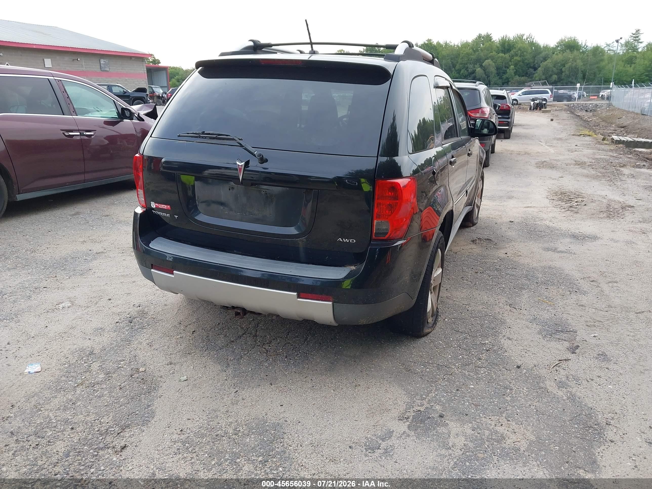 2007 Pontiac Torrent   Black vin: 2CKDL73F676071697