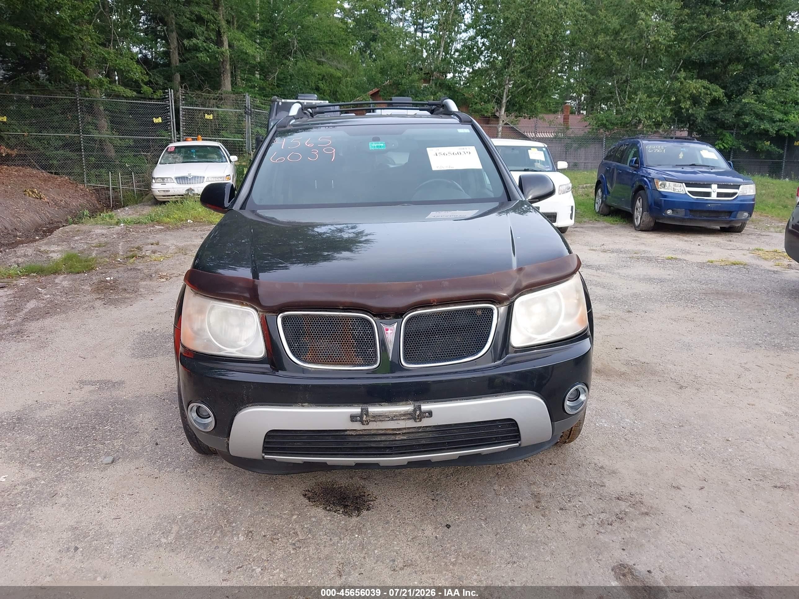 2007 Pontiac Torrent   Black vin: 2CKDL73F676071697