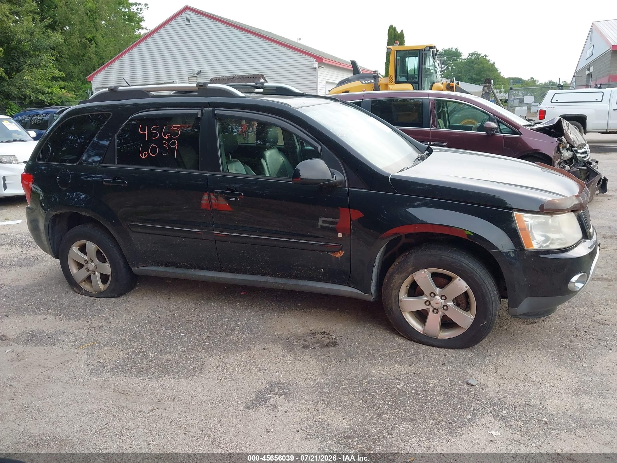 2007 Pontiac Torrent   Black vin: 2CKDL73F676071697