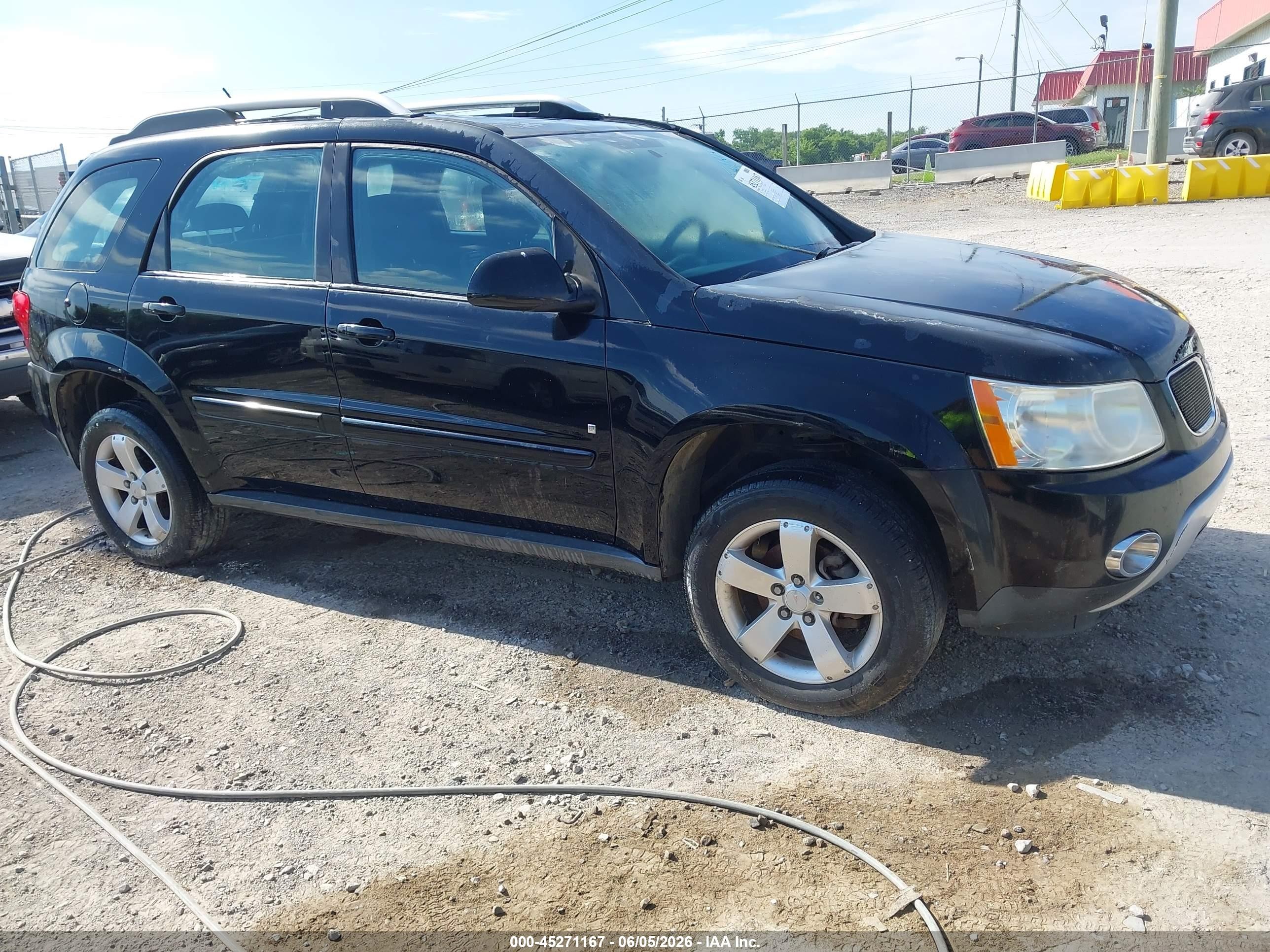 2007 Pontiac Torrent   Black vin: 2CKDL73F676104598