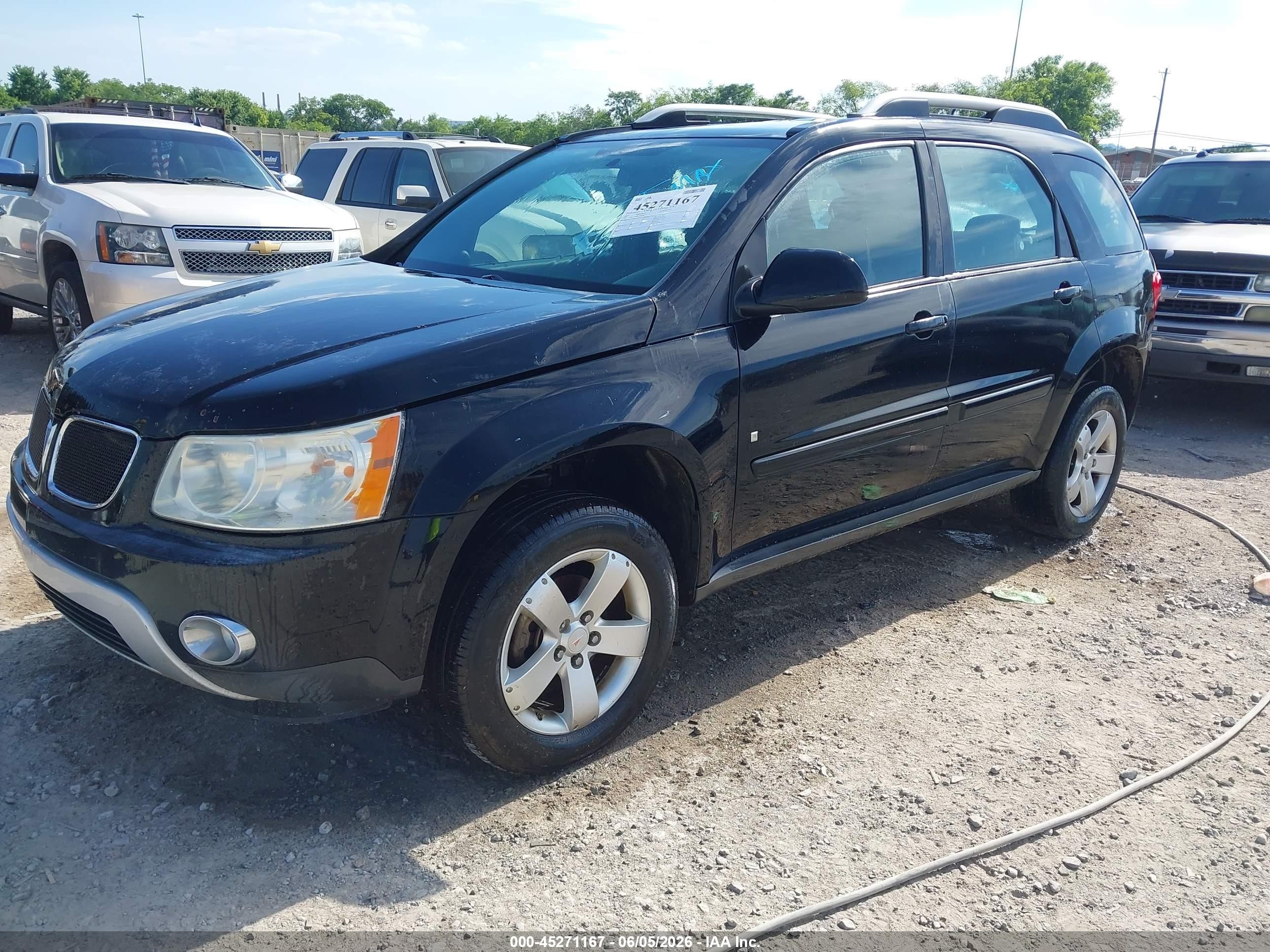 2007 Pontiac Torrent   Black vin: 2CKDL73F676104598