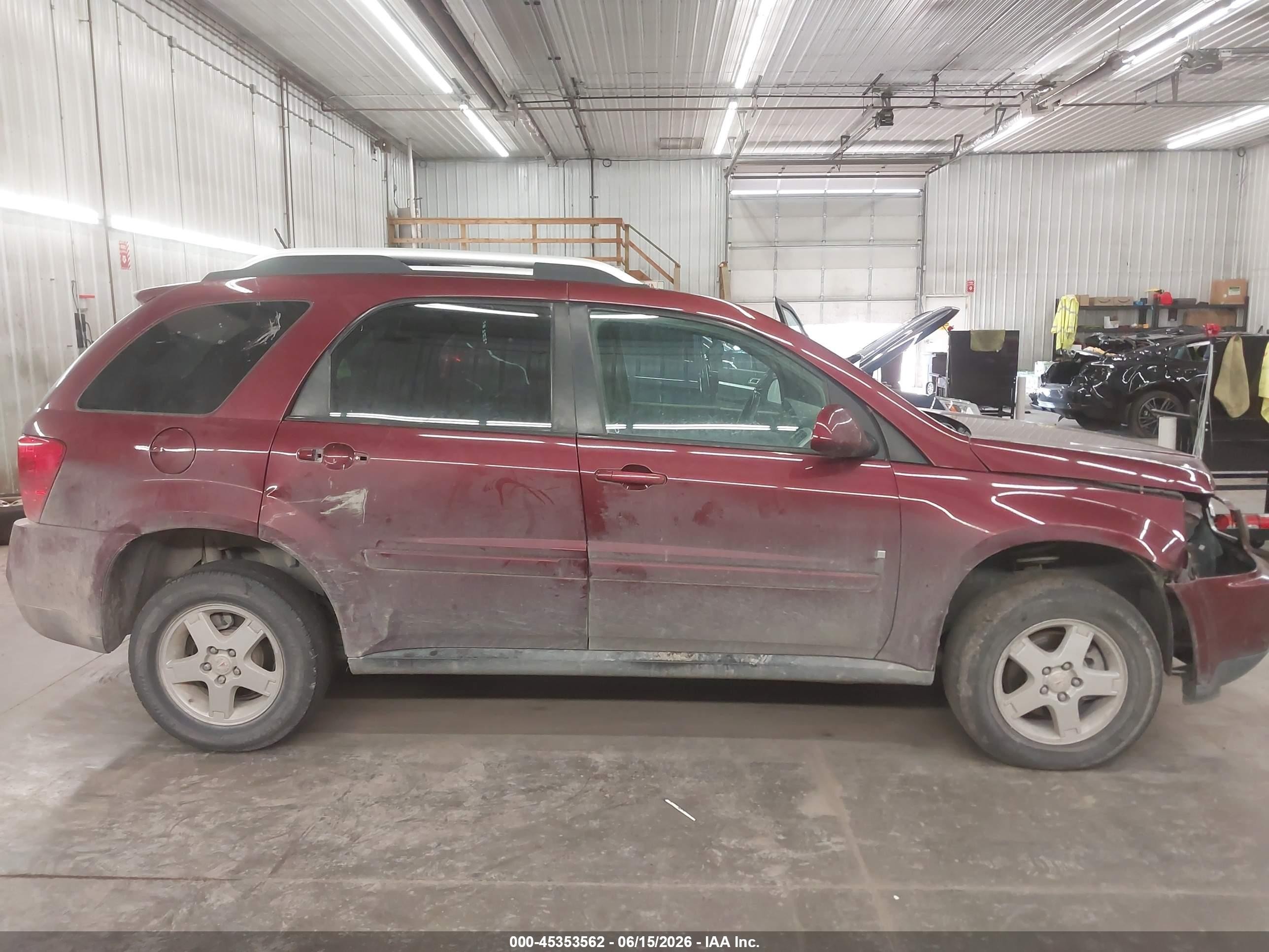 2007 Pontiac Torrent   Red vin: 2CKDL73F776020290