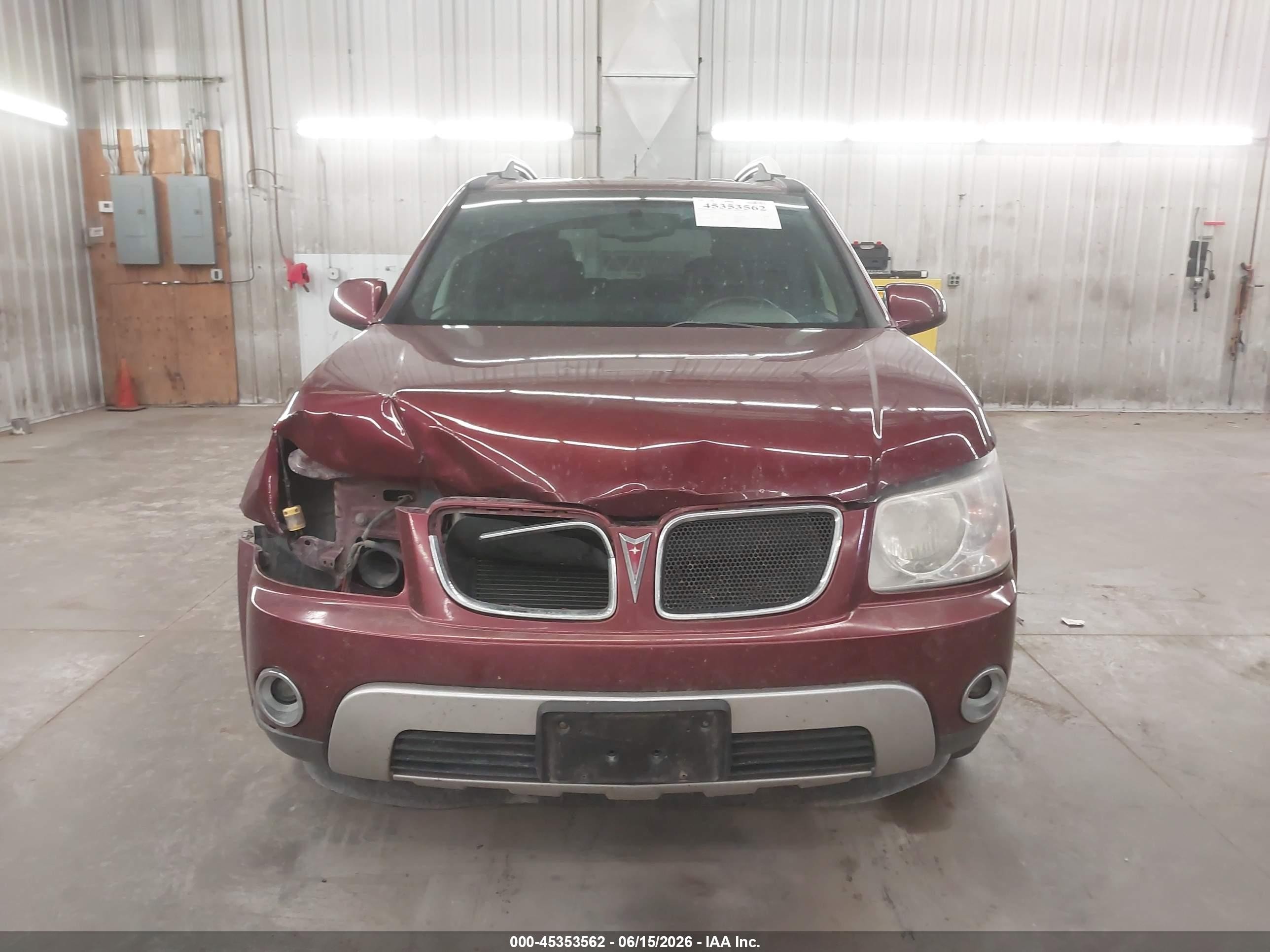 2007 Pontiac Torrent   Red vin: 2CKDL73F776020290