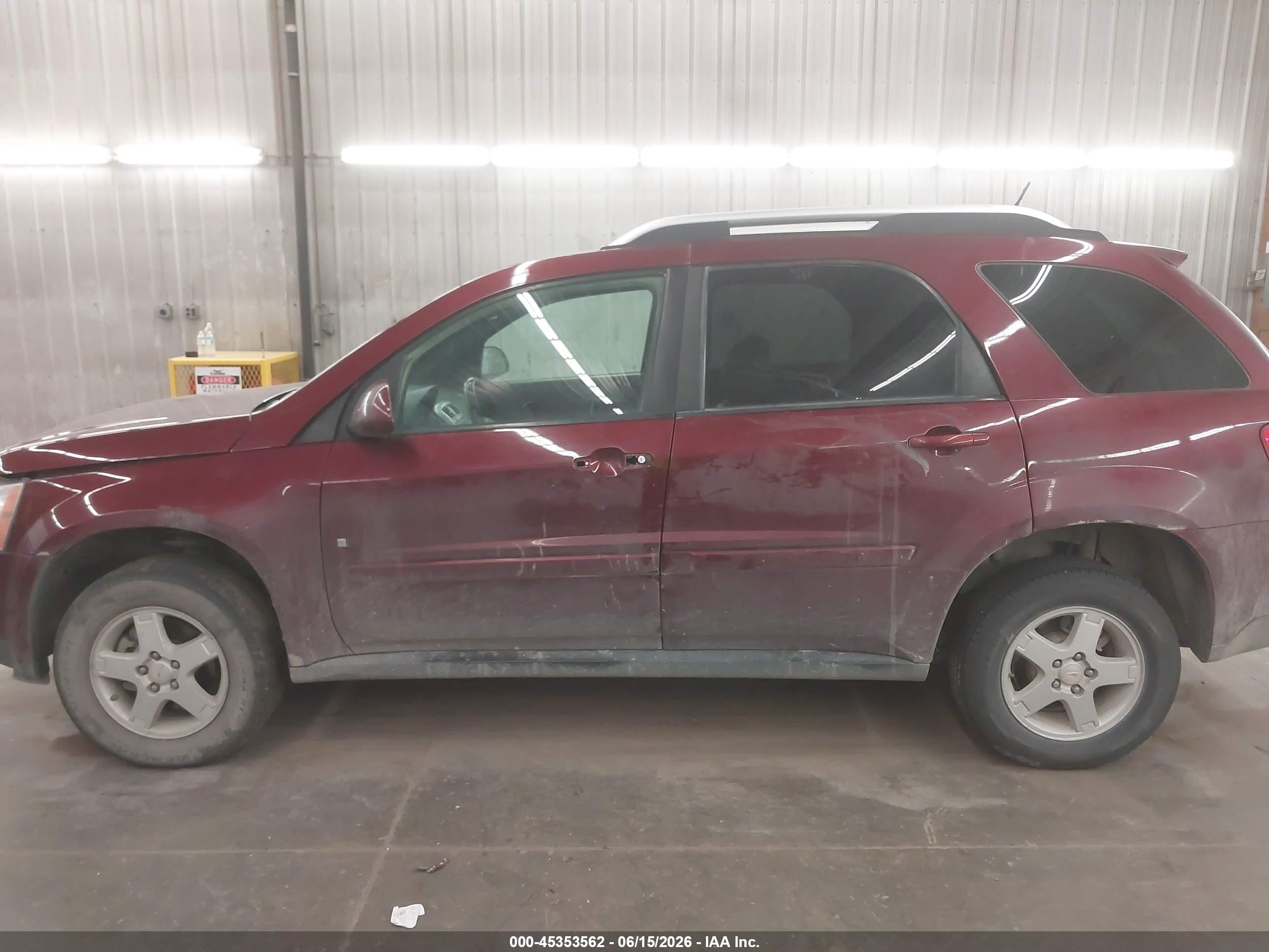 2007 Pontiac Torrent   Red vin: 2CKDL73F776020290