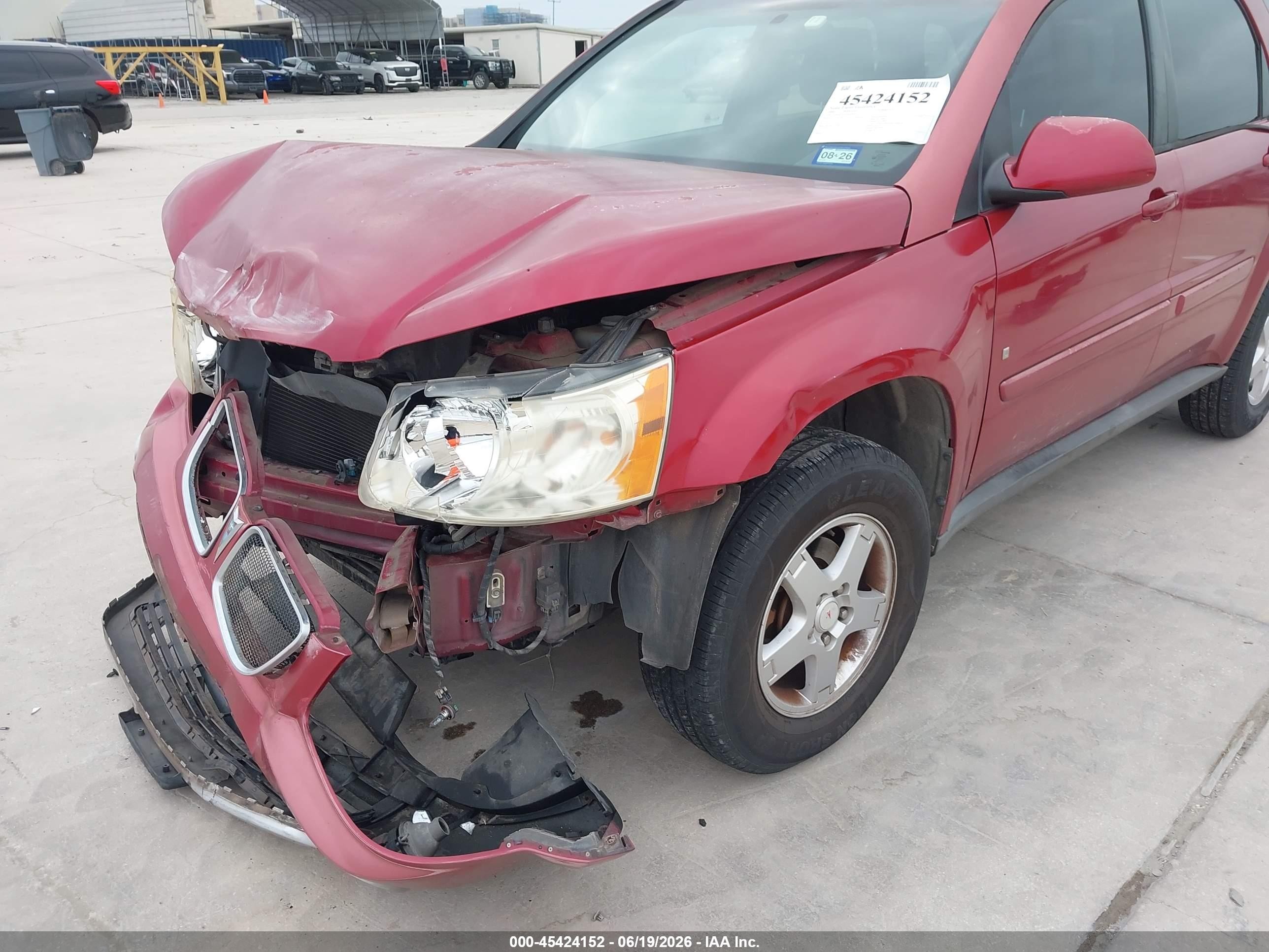 2006 Pontiac Torrent Red vin: 2CKDL73FX66058935