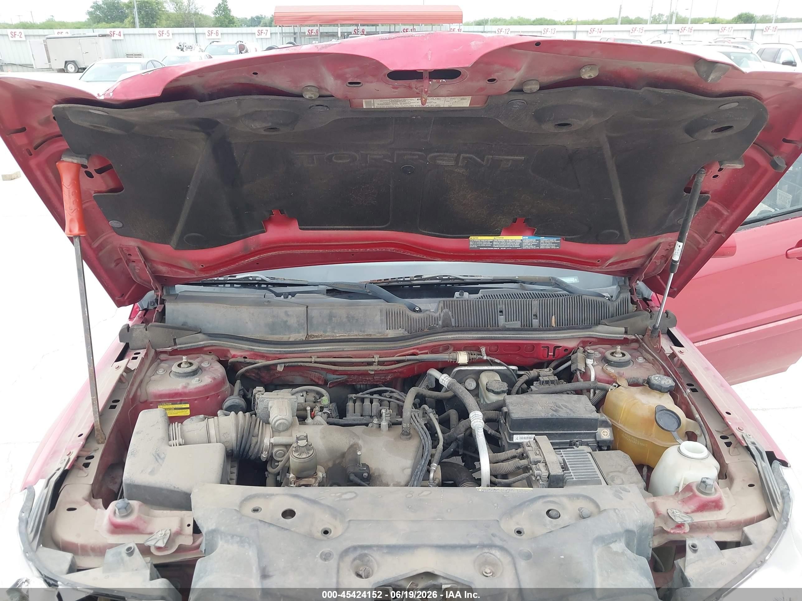 2006 Pontiac Torrent Red vin: 2CKDL73FX66058935
