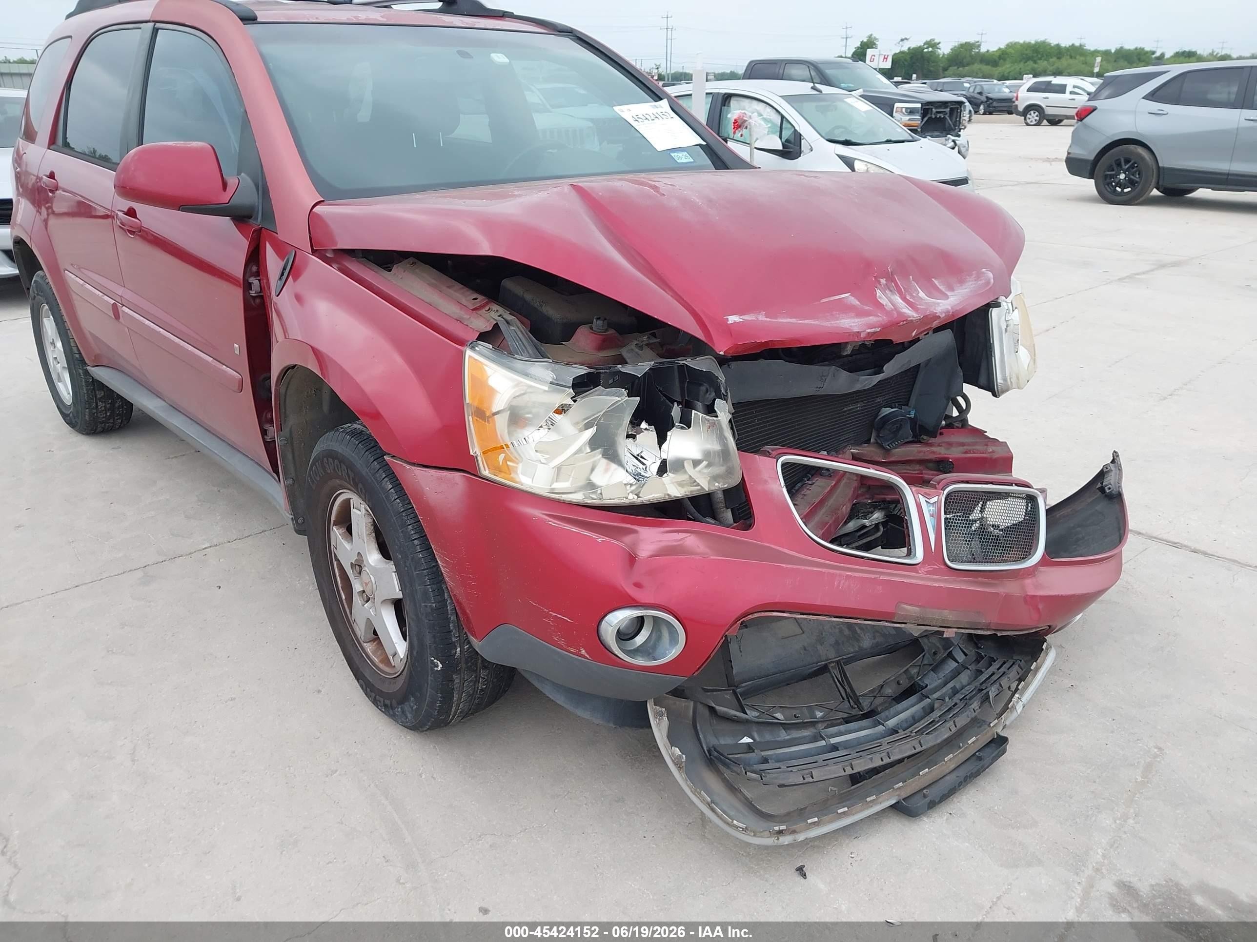 2006 Pontiac Torrent Red vin: 2CKDL73FX66058935