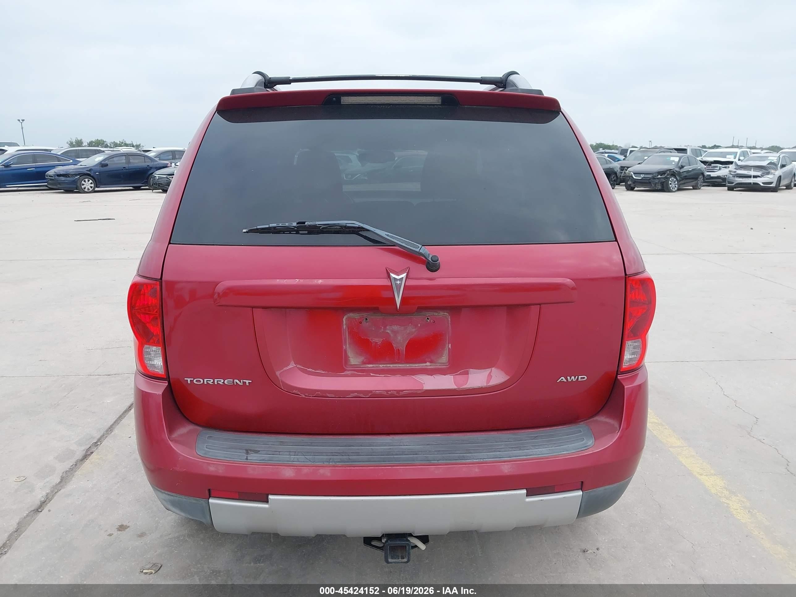 2006 Pontiac Torrent Red vin: 2CKDL73FX66058935