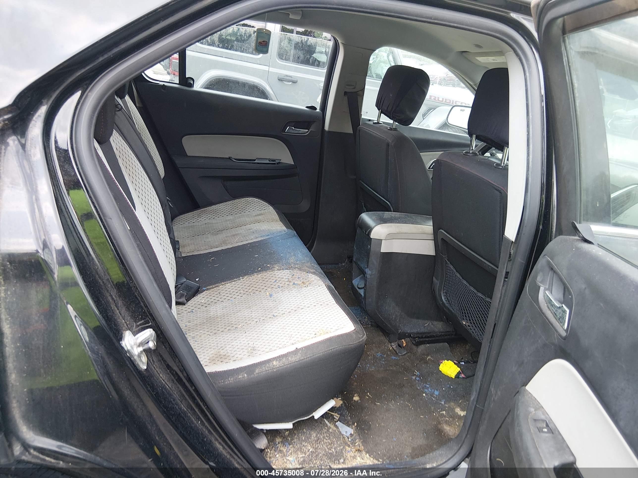 2011 Chevrolet Equinox Ls Black vin: 2CNALBEC0B6256767
