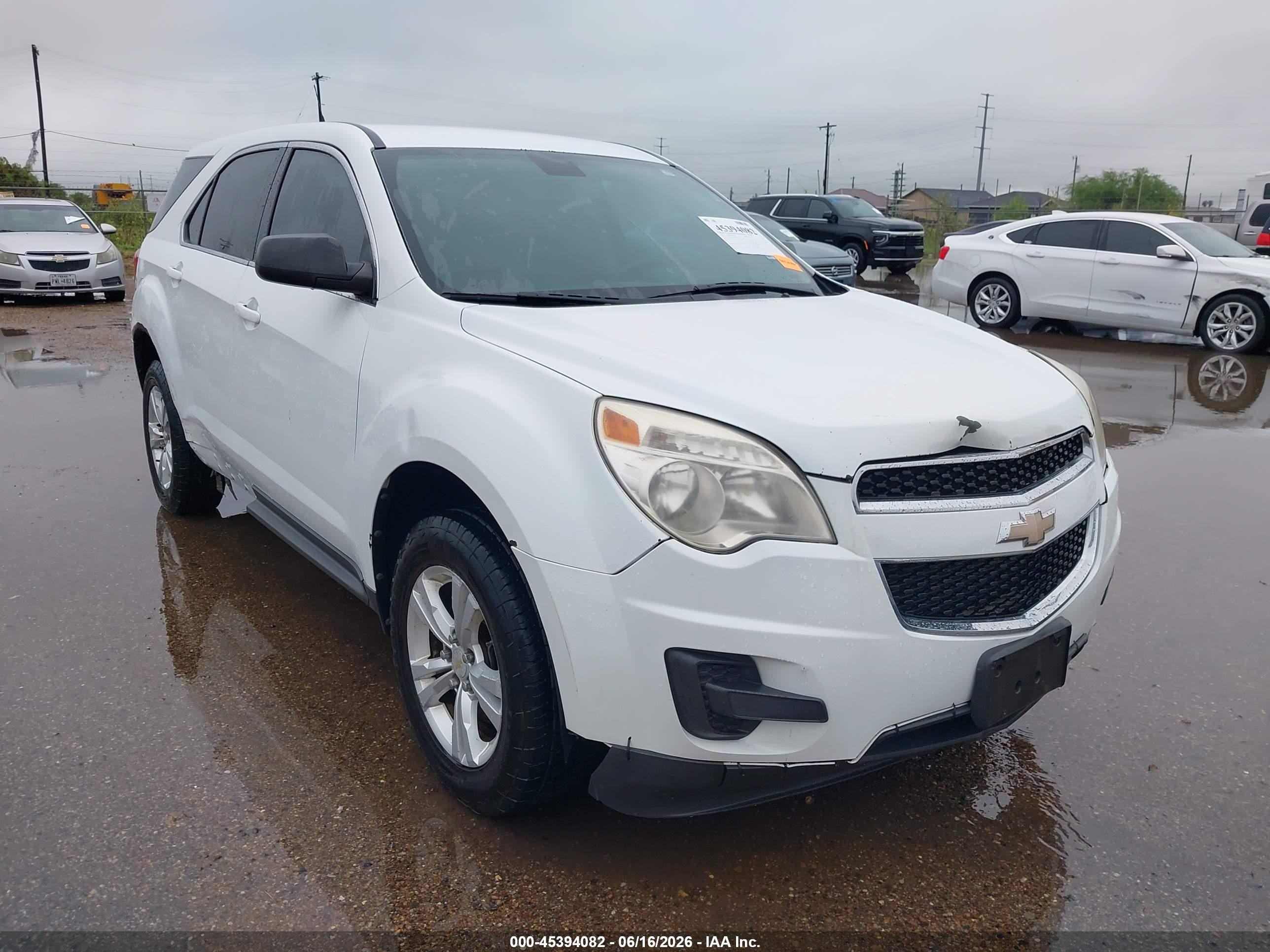 2011 Chevrolet Equinox Ls Белый vin: 2CNALBEC0B6359882