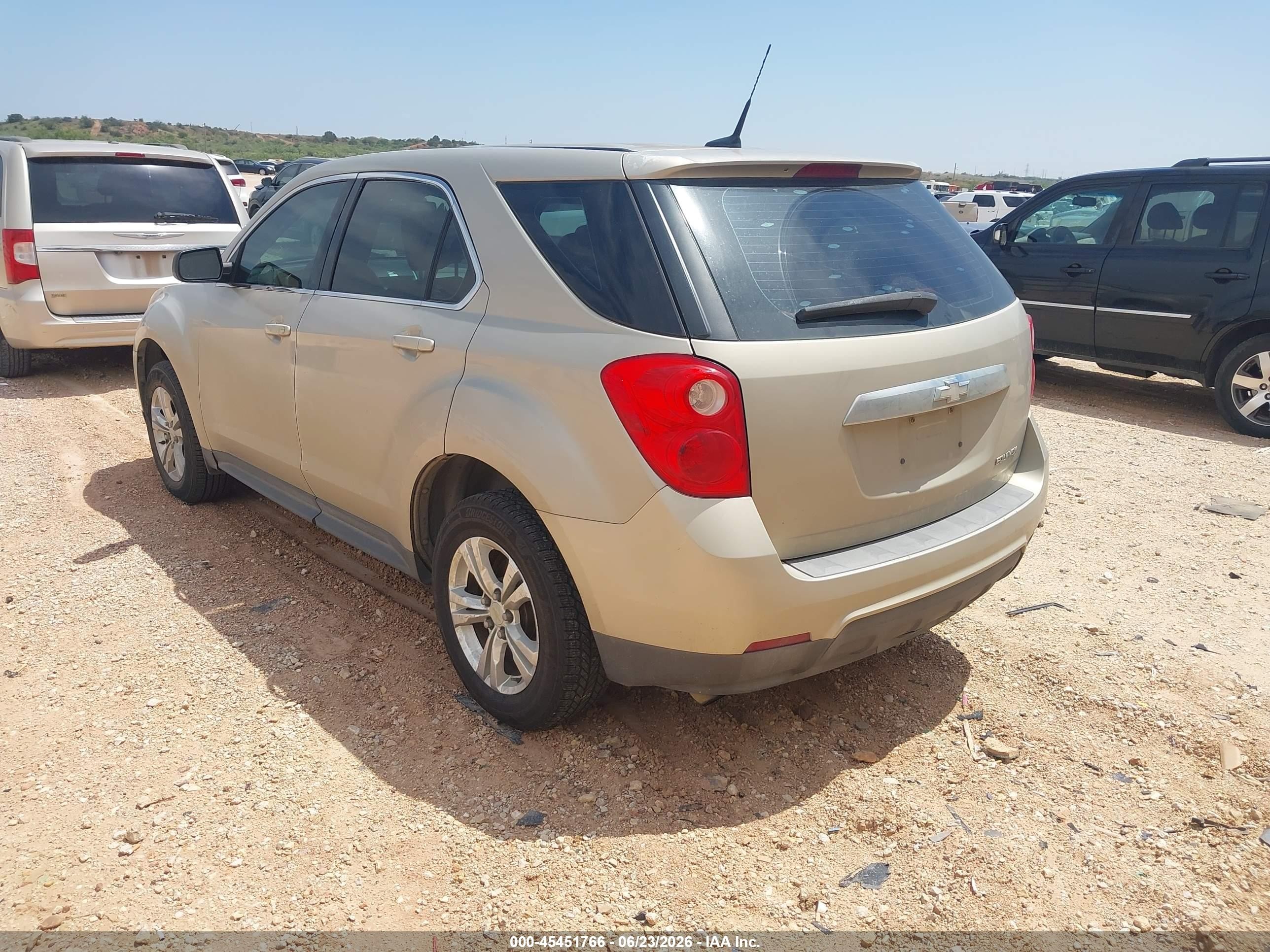 2011 Chevrolet Equinox Ls Gold vin: 2CNALBEC1B6233269