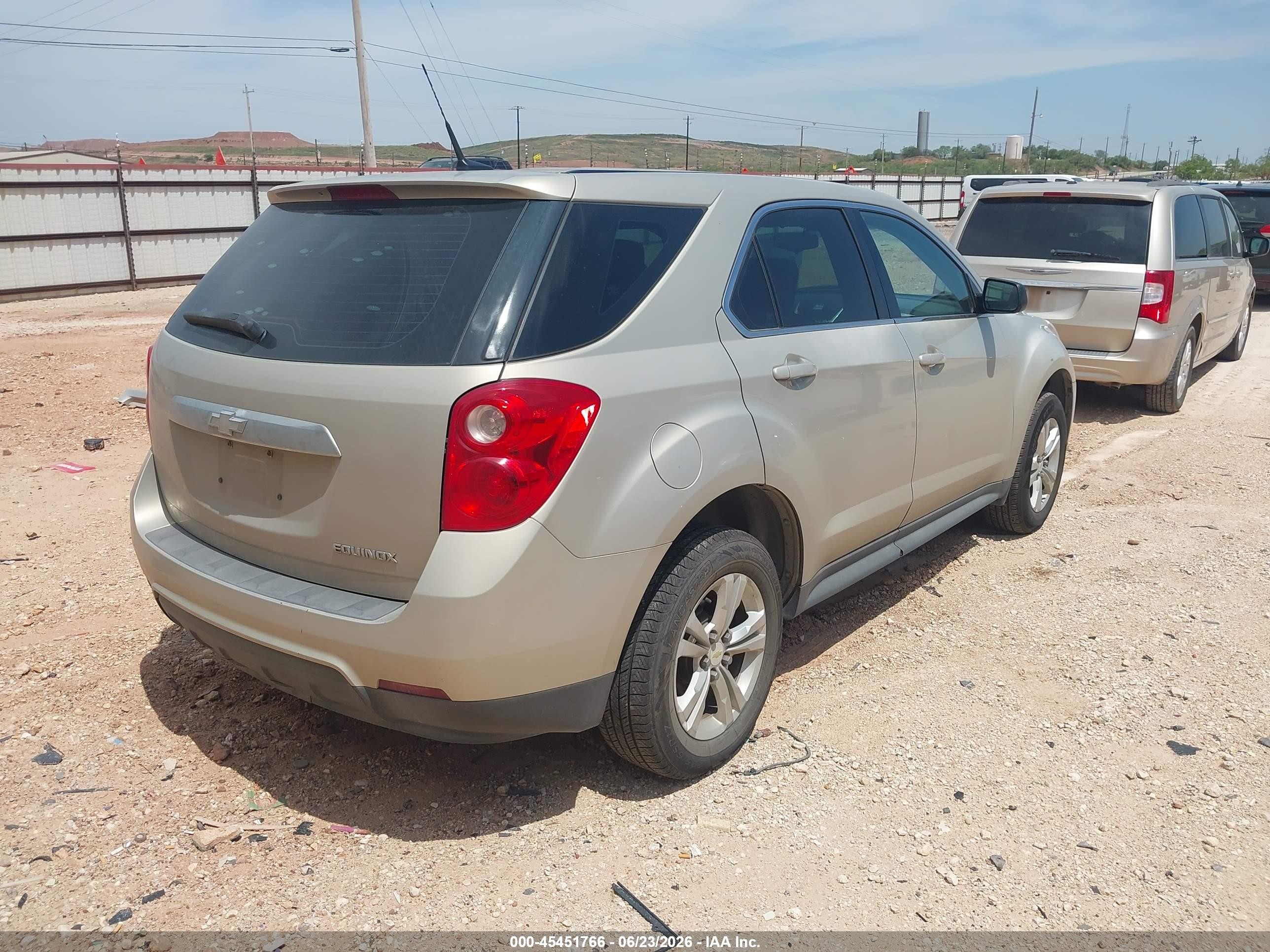 2011 Chevrolet Equinox Ls Gold vin: 2CNALBEC1B6233269