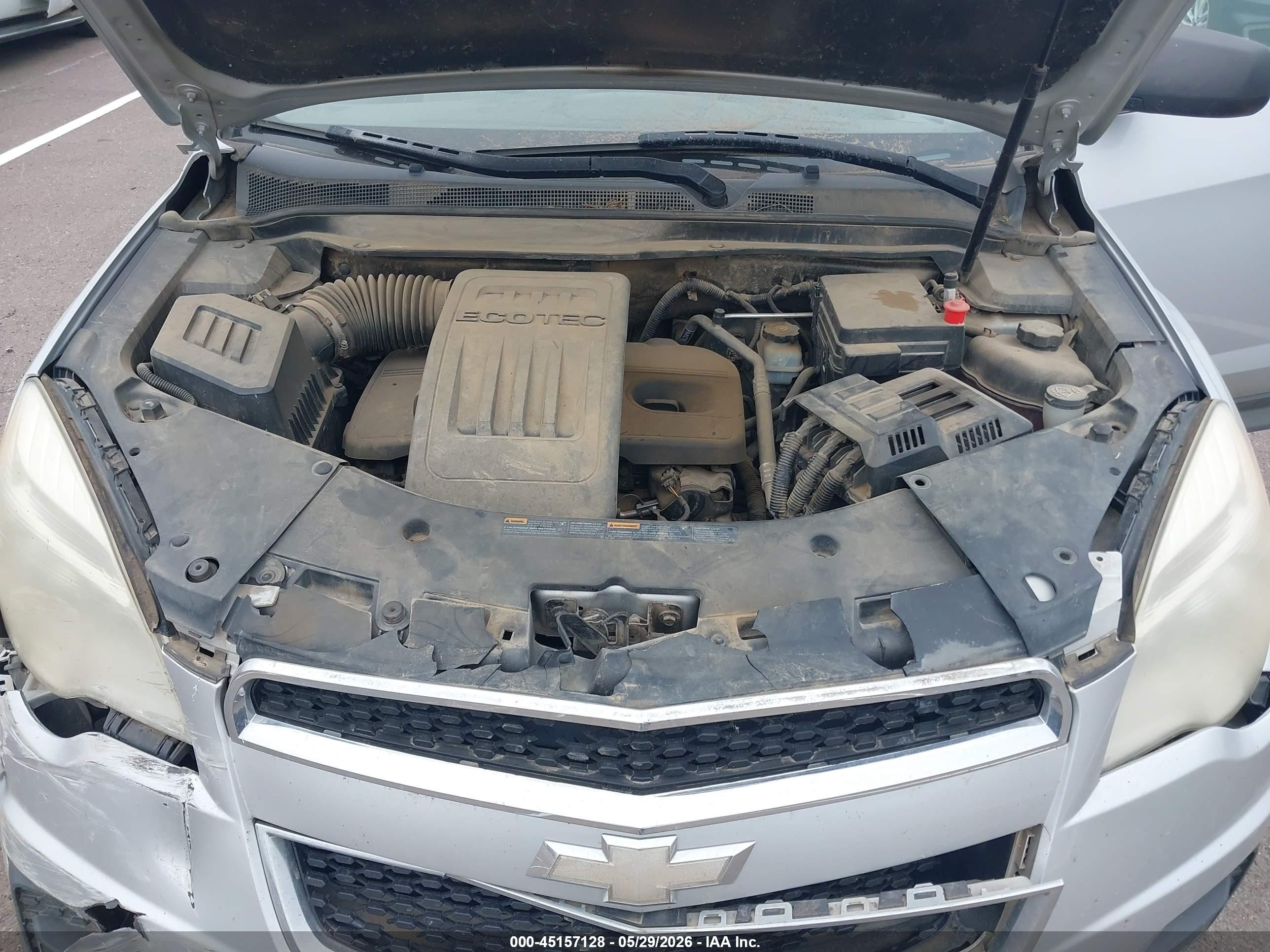 2011 Chevrolet Equinox Ls Silver vin: 2CNALBEC3B6283235
