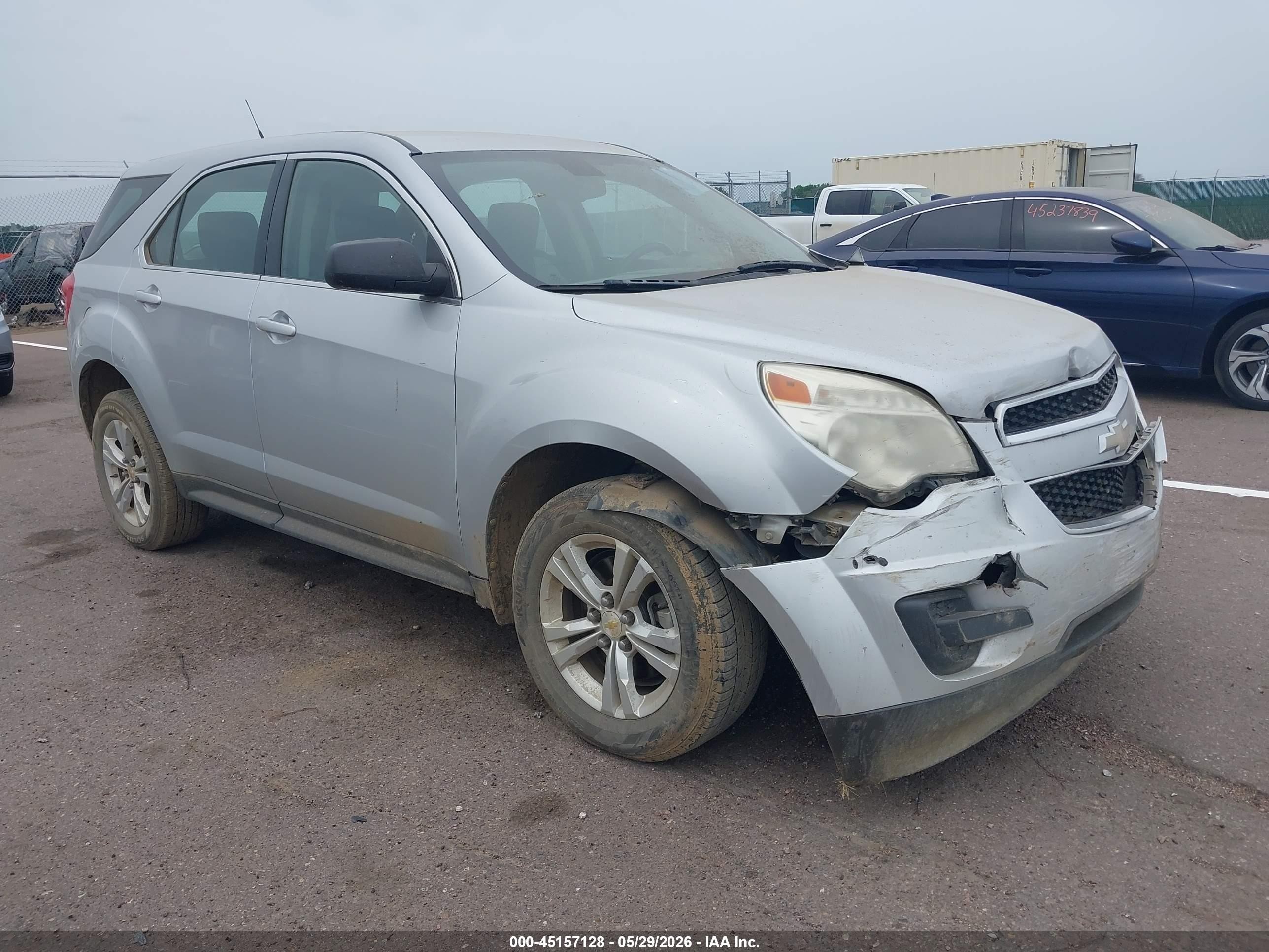 2011 Chevrolet Equinox Ls Silver vin: 2CNALBEC3B6283235