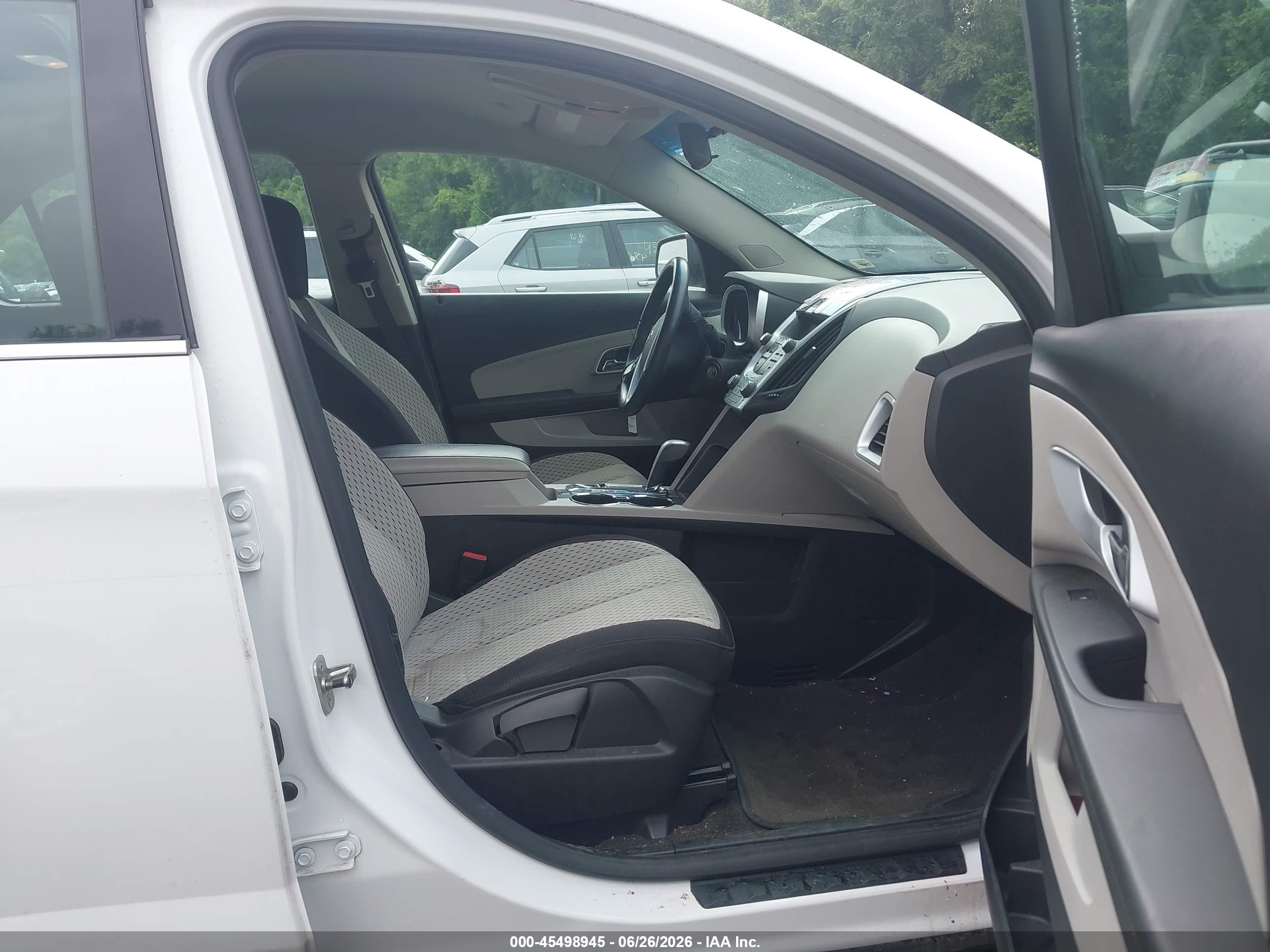 2011 Chevrolet Equinox Ls White vin: 2CNALBEC6B6277736