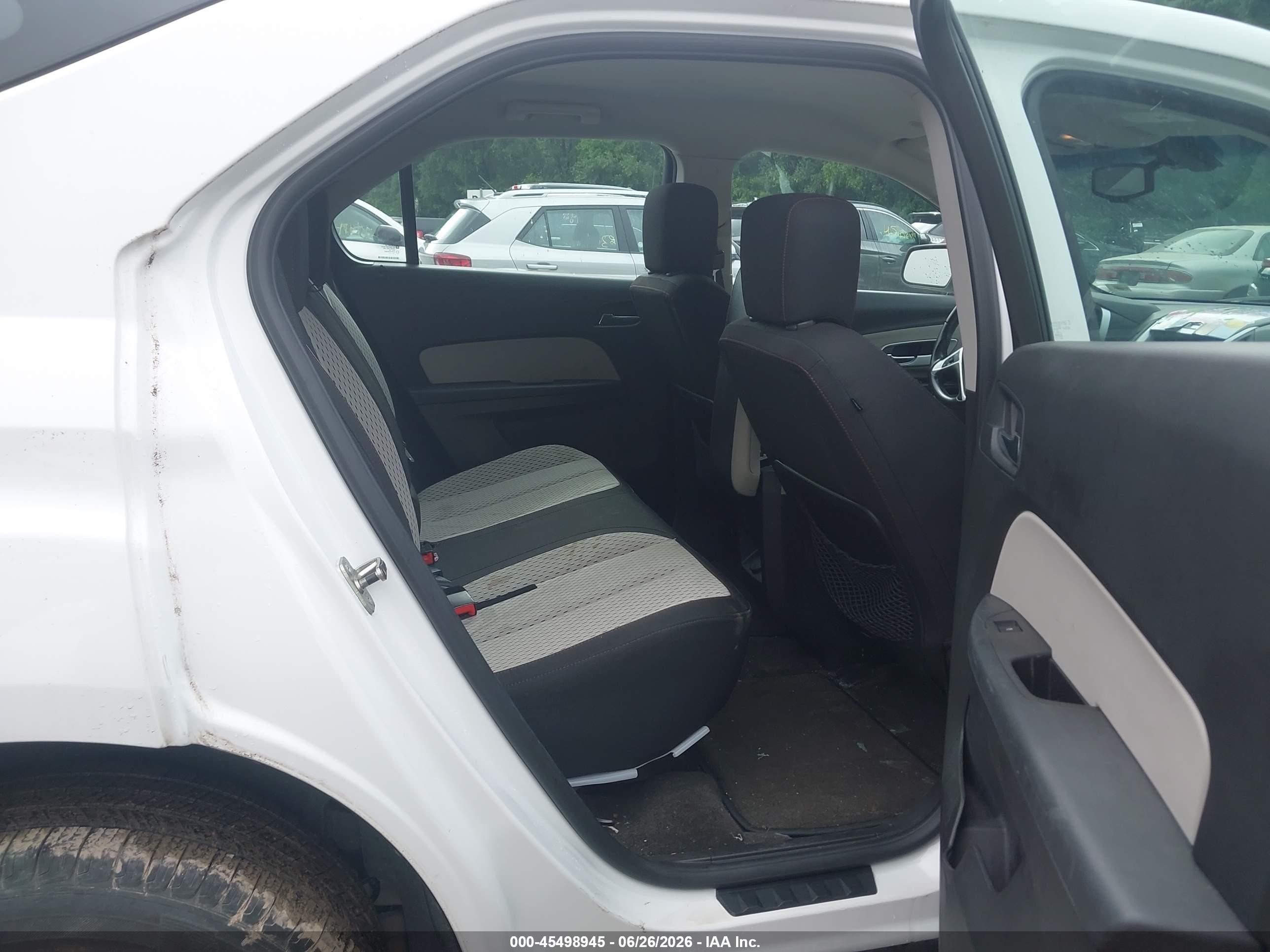 2011 Chevrolet Equinox Ls White vin: 2CNALBEC6B6277736