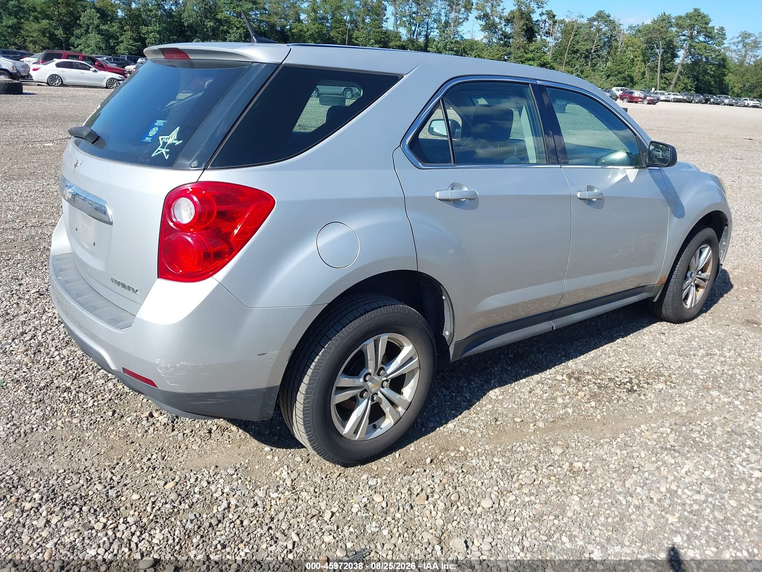 2011 Chevrolet Equinox Ls Silver vin: 2CNALBEC7B6268172