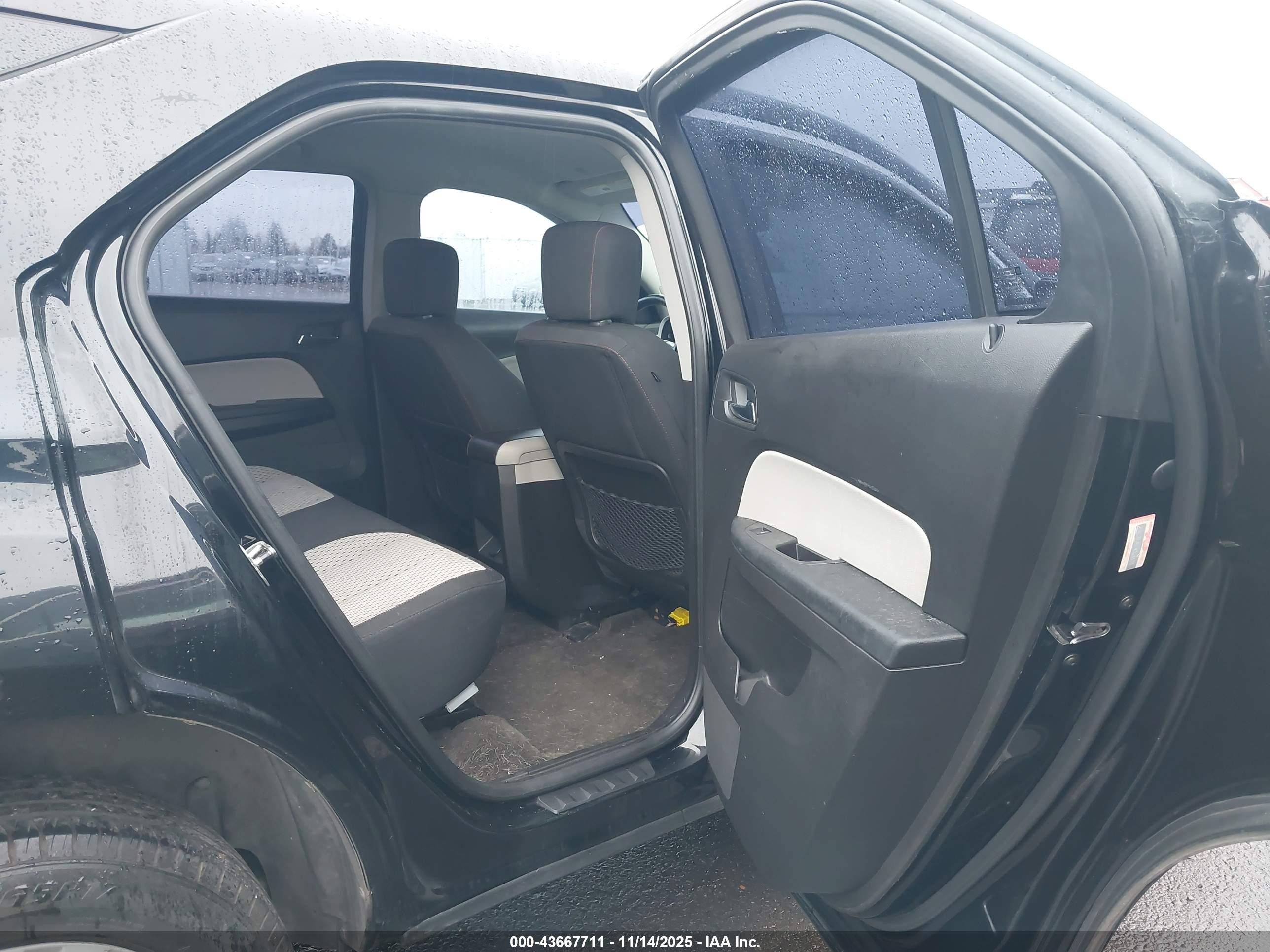 2011 Chevrolet Equinox Ls Black vin: 2CNALBEC8B6328427