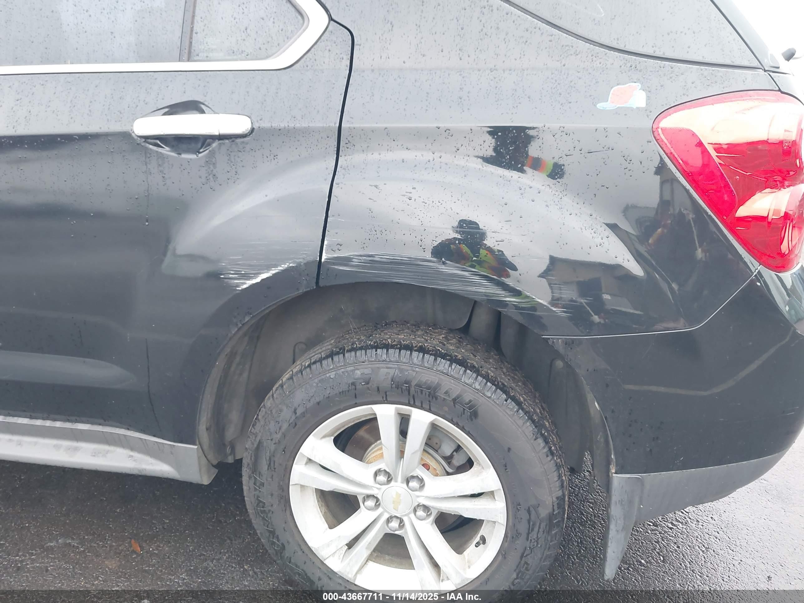 2011 Chevrolet Equinox Ls Black vin: 2CNALBEC8B6328427
