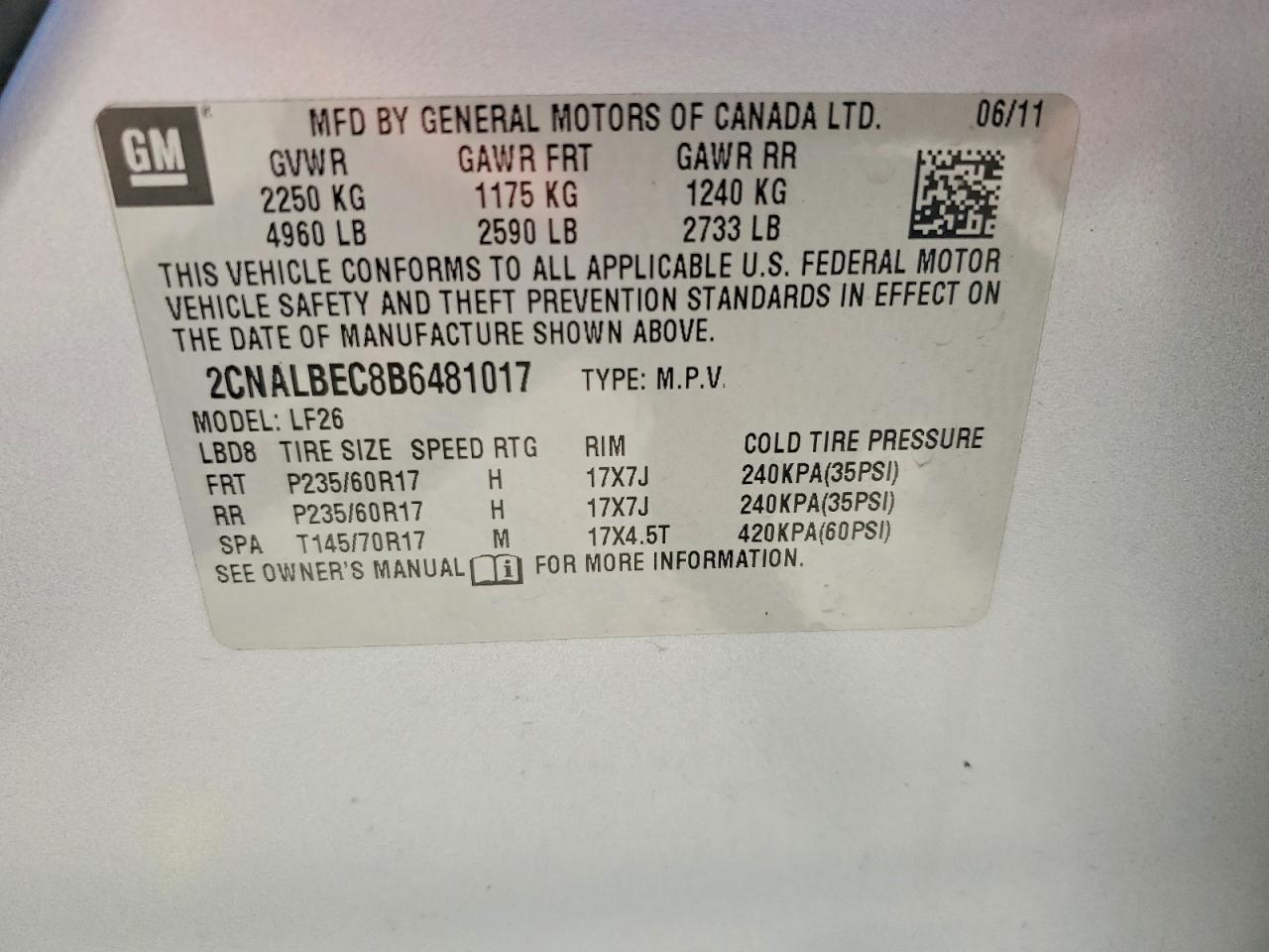 2011 Chevrolet Equinox Ls Silver vin: 2CNALBEC8B6481017
