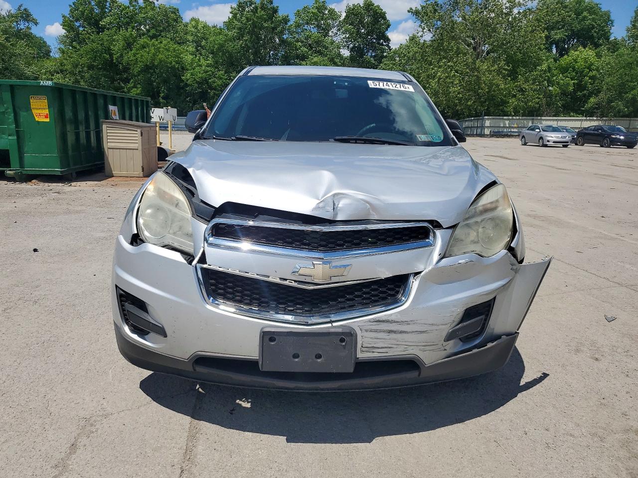 2011 Chevrolet Equinox Ls Silver vin: 2CNALBEC8B6481017