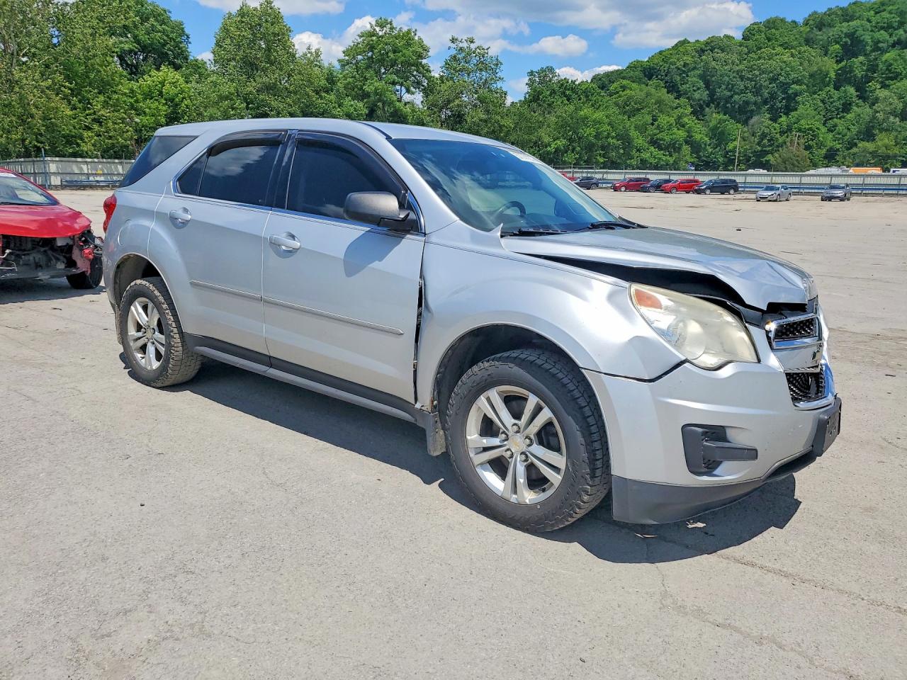 2011 Chevrolet Equinox Ls Silver vin: 2CNALBEC8B6481017