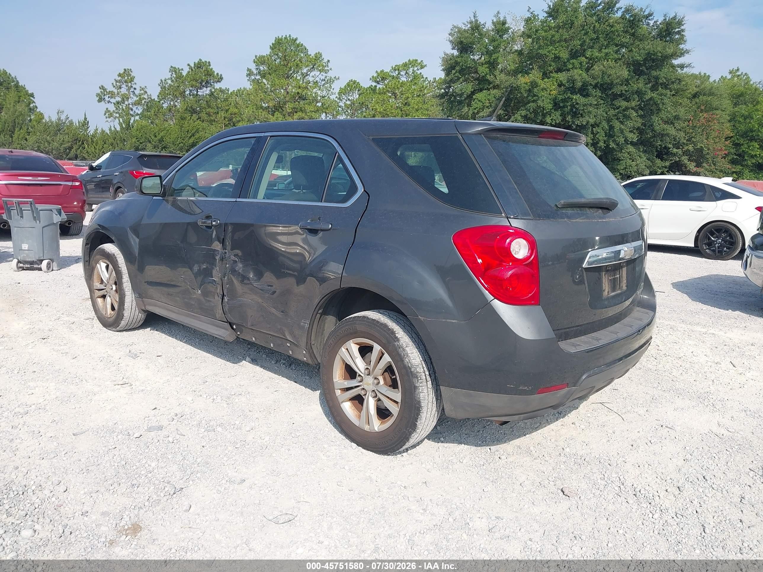 2011 Chevrolet Equinox Ls Серый vin: 2CNALBEC9B6301821