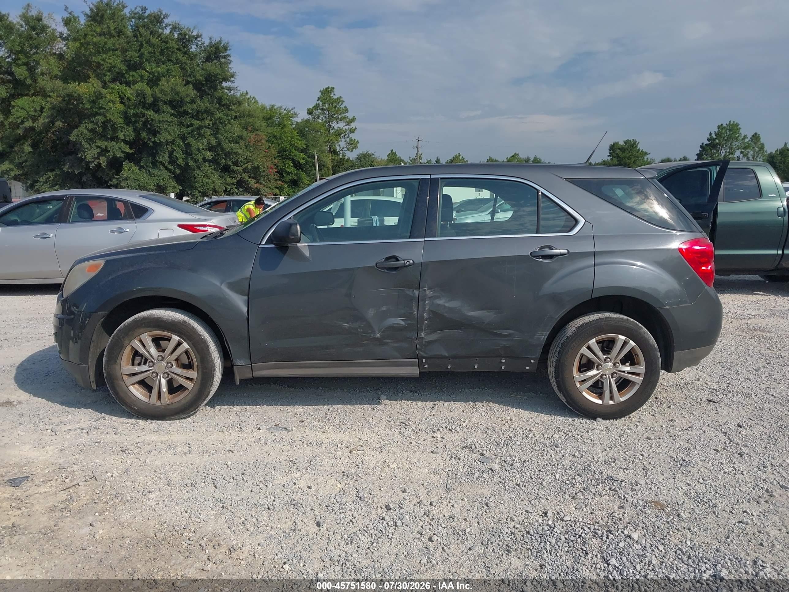 2011 Chevrolet Equinox Ls Серый vin: 2CNALBEC9B6301821