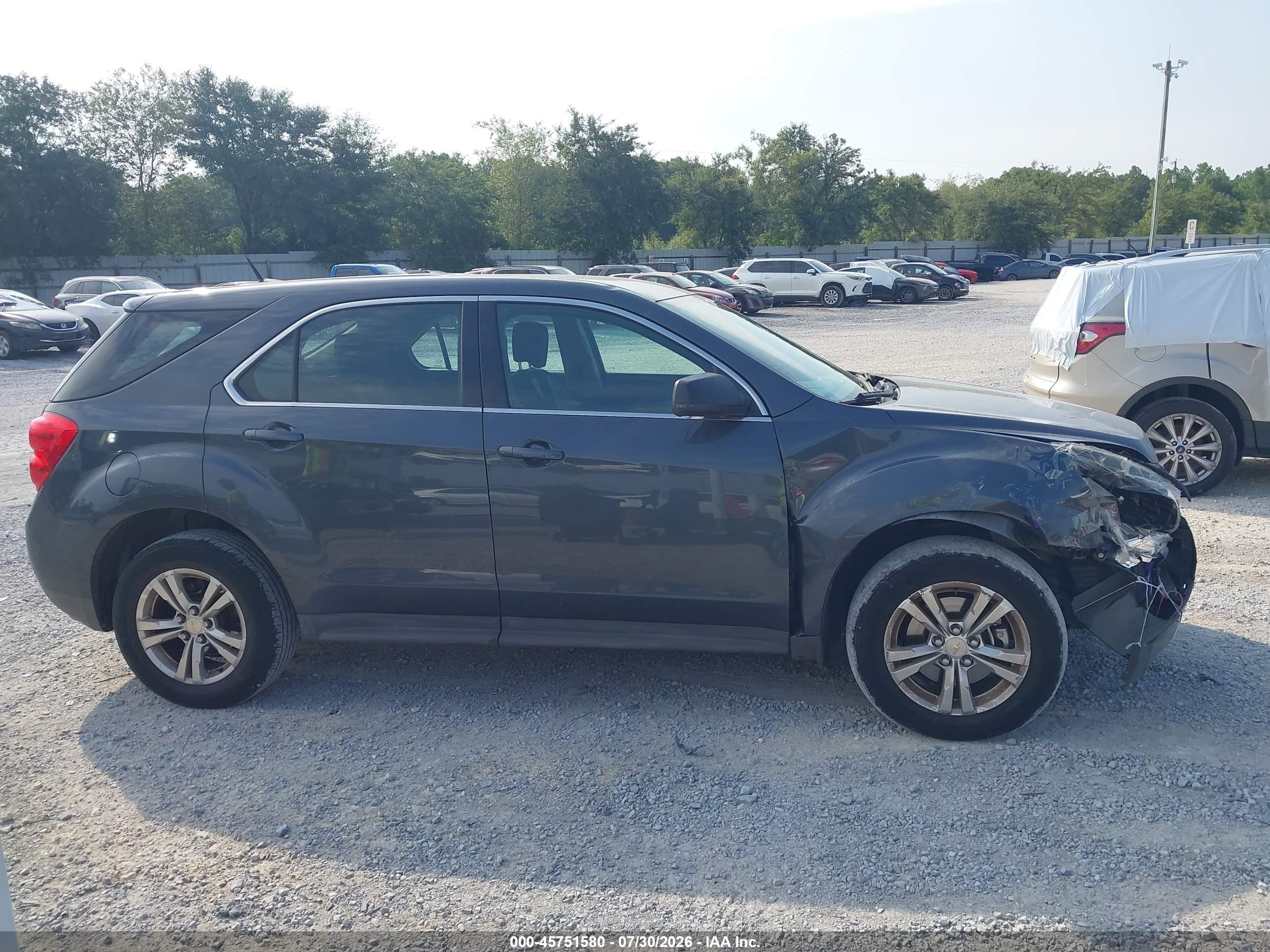 2011 Chevrolet Equinox Ls Серый vin: 2CNALBEC9B6301821