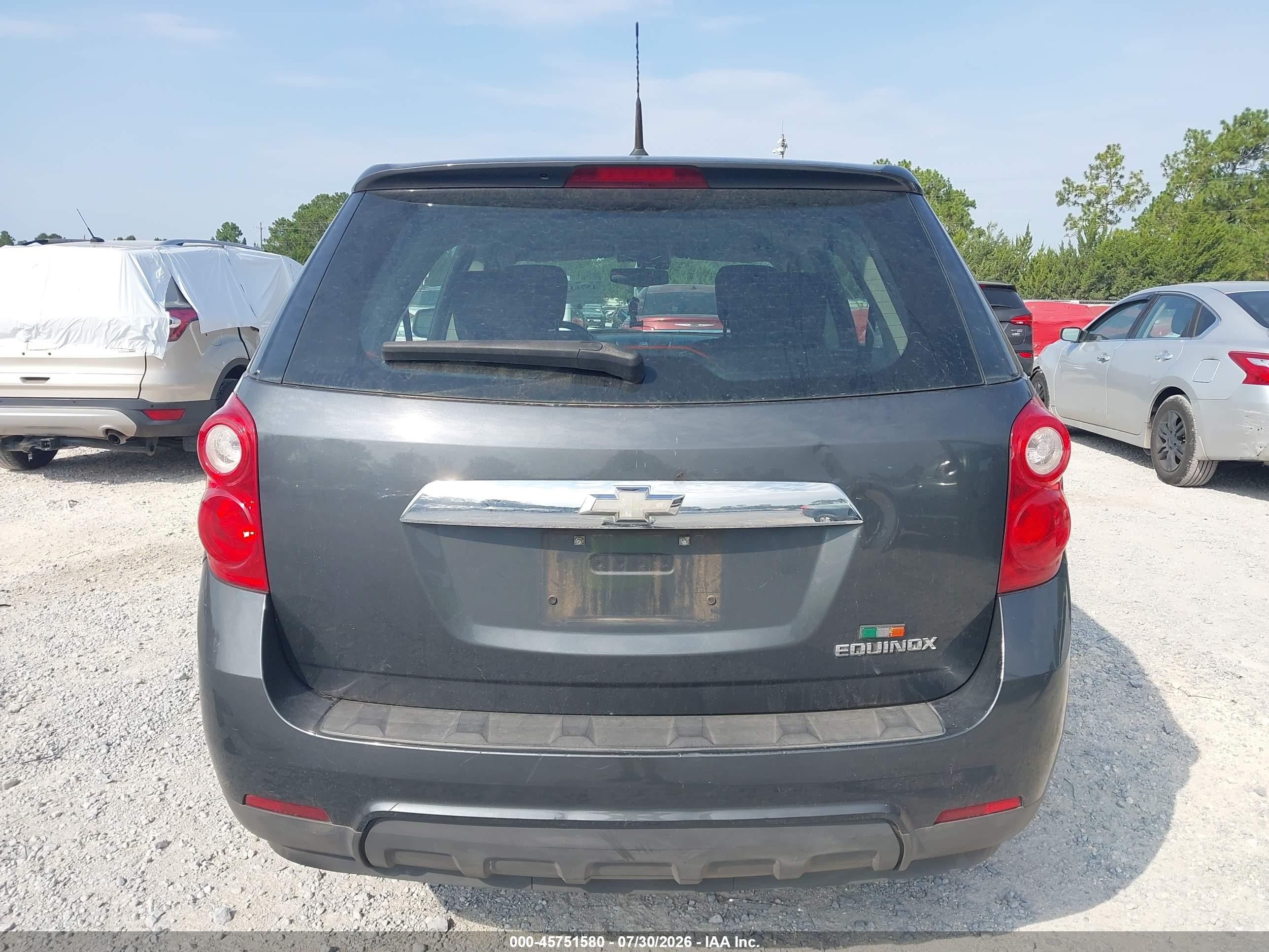 2011 Chevrolet Equinox Ls Серый vin: 2CNALBEC9B6301821