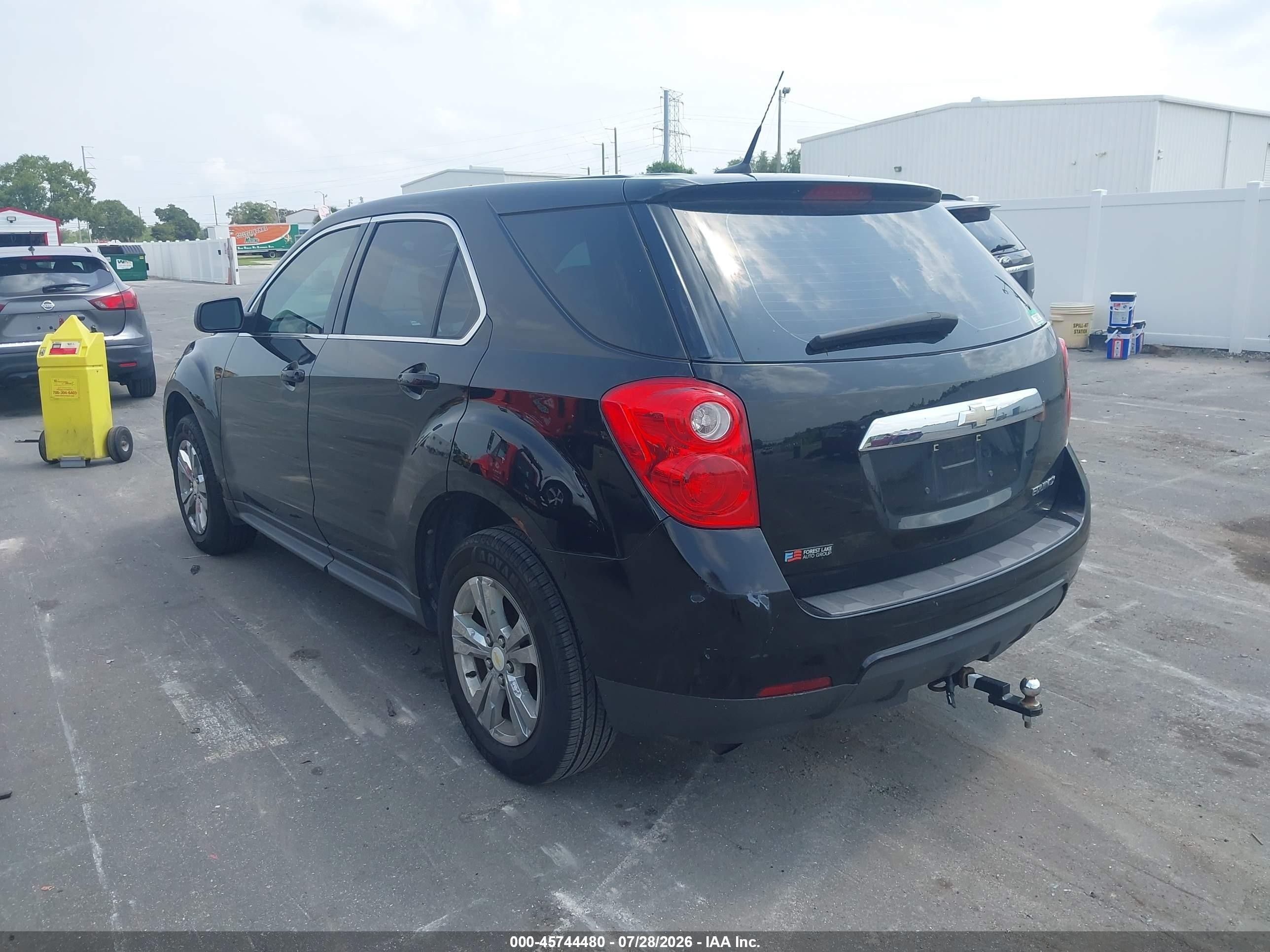2011 Chevrolet Equinox Ls Черный vin: 2CNALBECXB6218365
