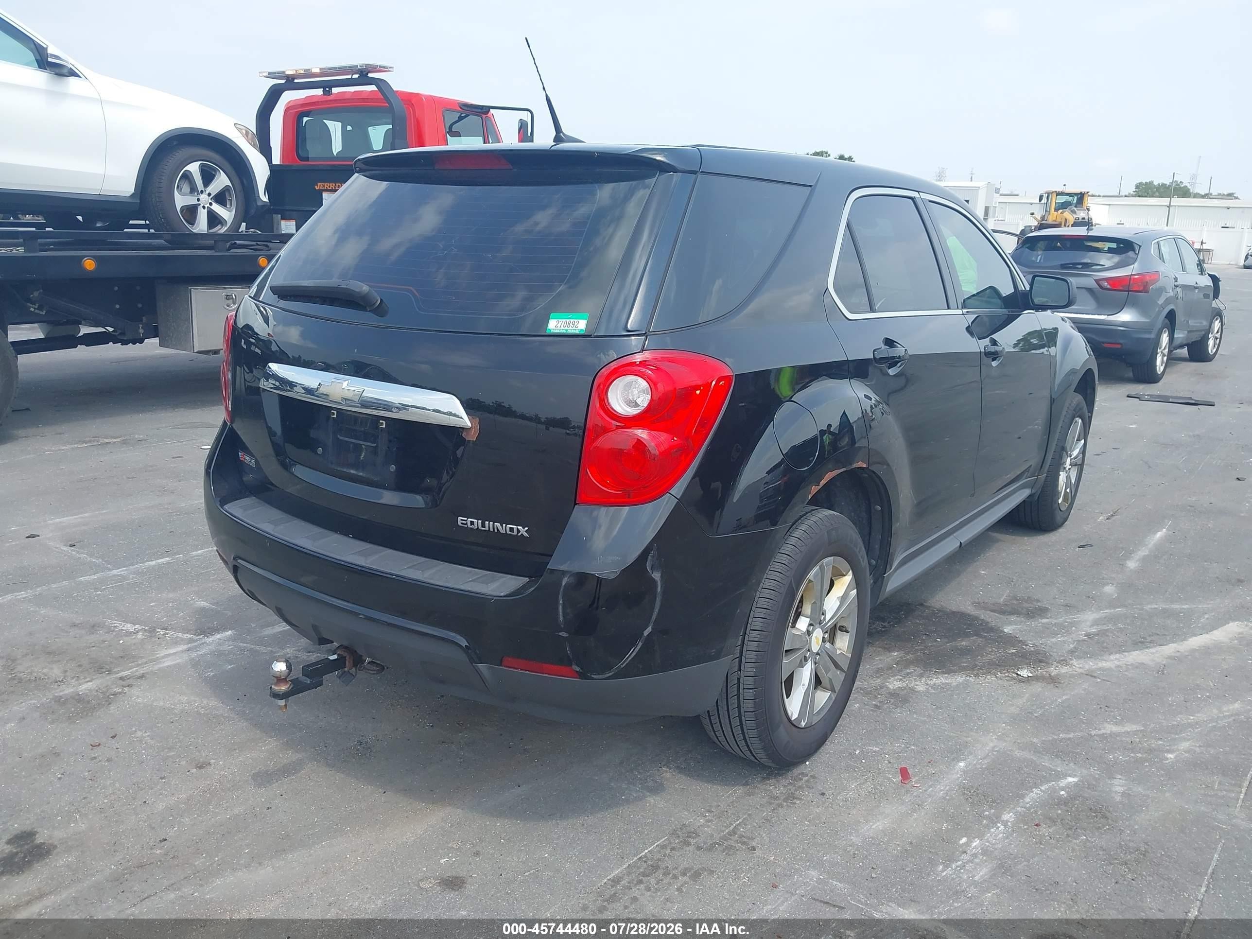 2011 Chevrolet Equinox Ls Черный vin: 2CNALBECXB6218365