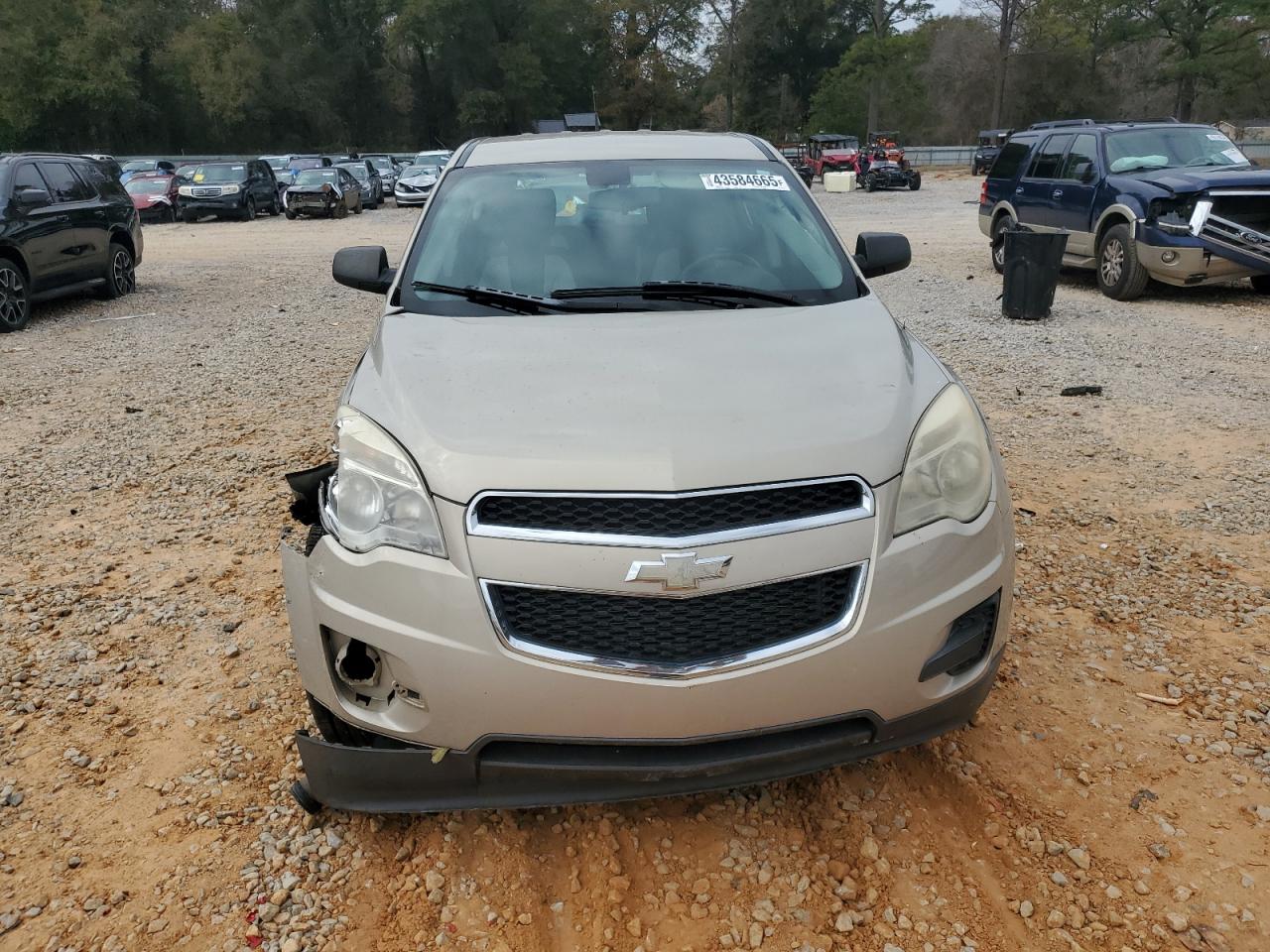 2011 Chevrolet Equinox Ls Желто-коричневый vin: 2CNALBECXB6241189