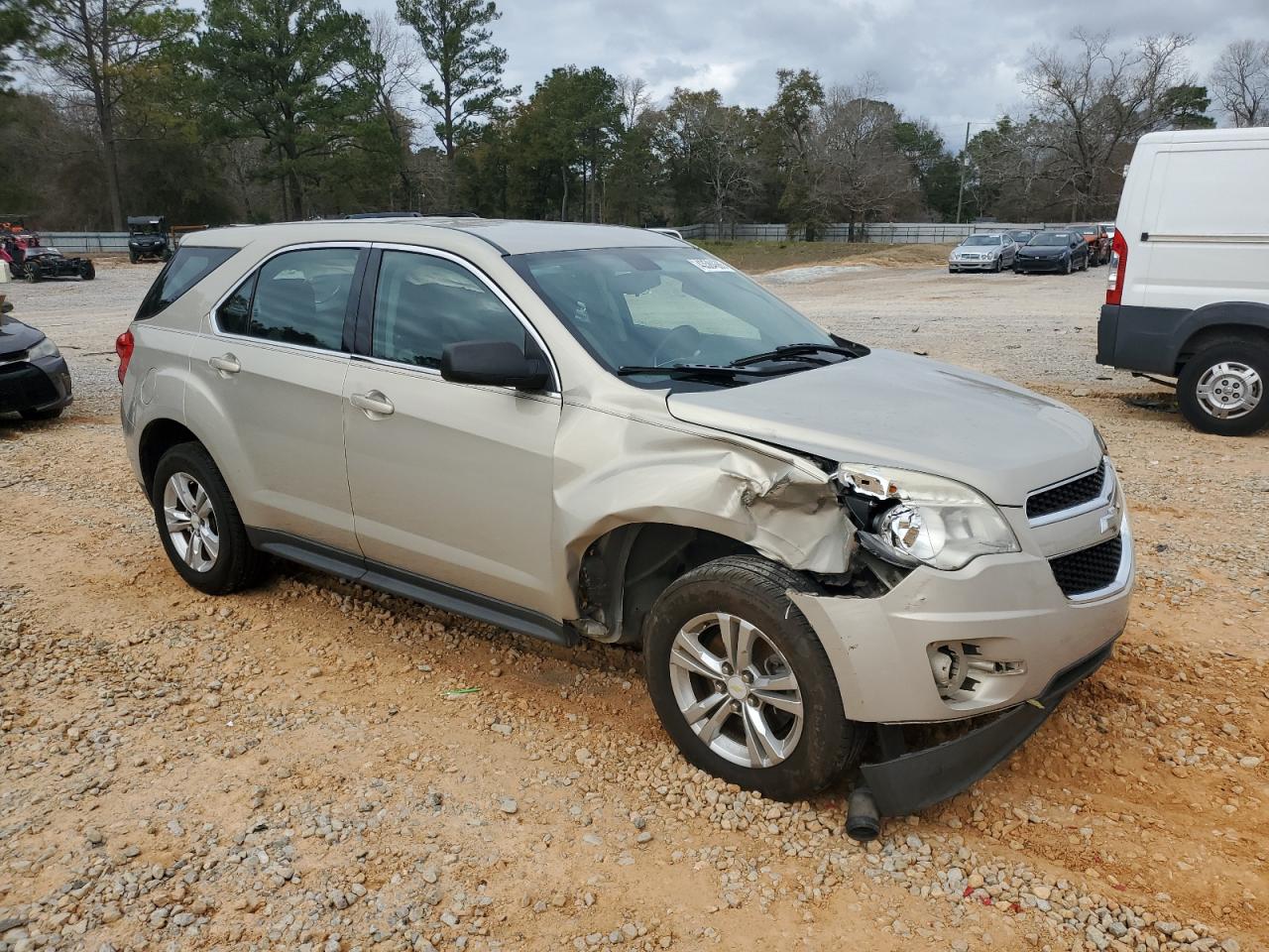 2011 Chevrolet Equinox Ls Желто-коричневый vin: 2CNALBECXB6241189