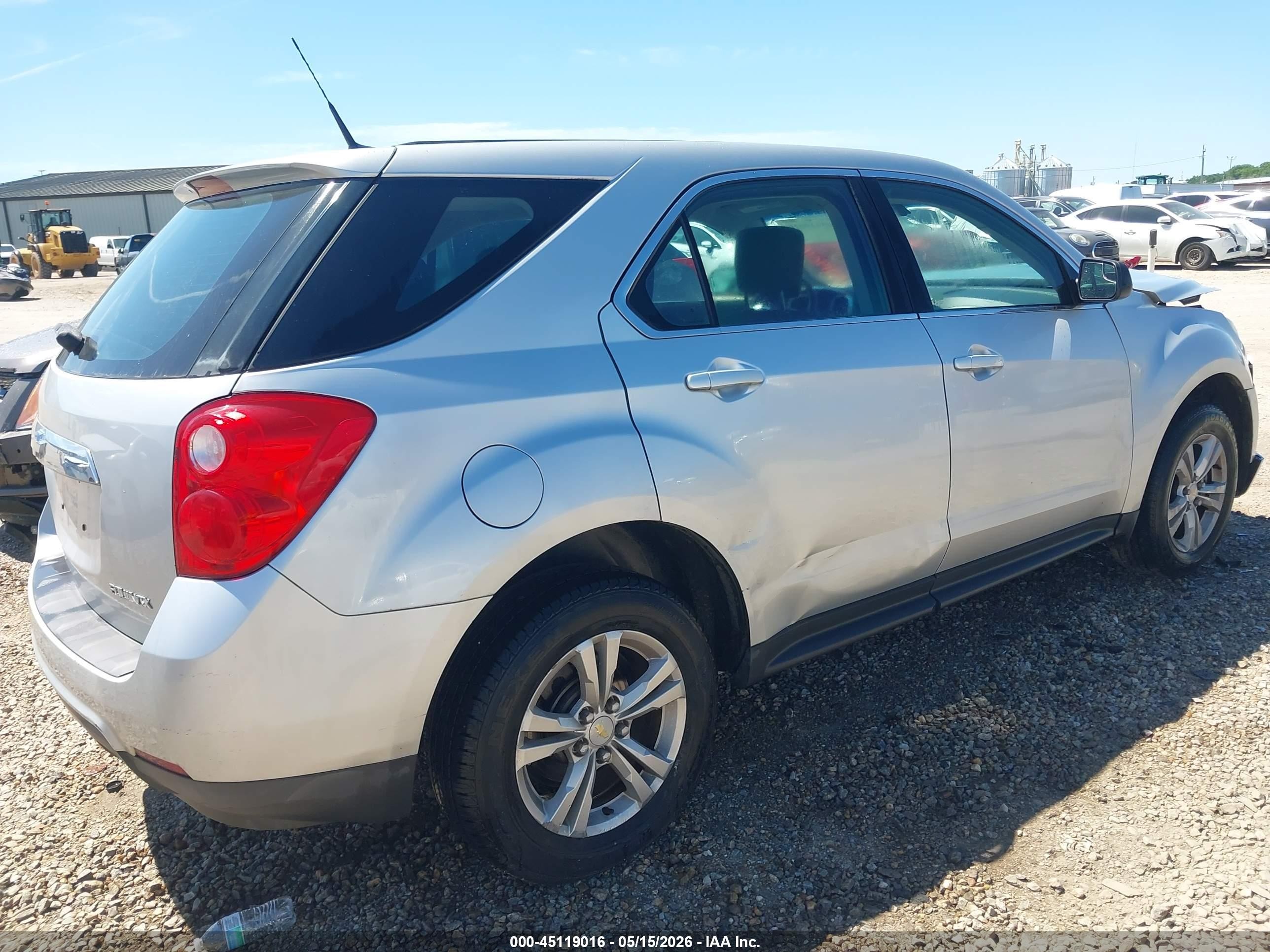 2011 Chevrolet Equinox Ls Silver vin: 2CNALBECXB6254802
