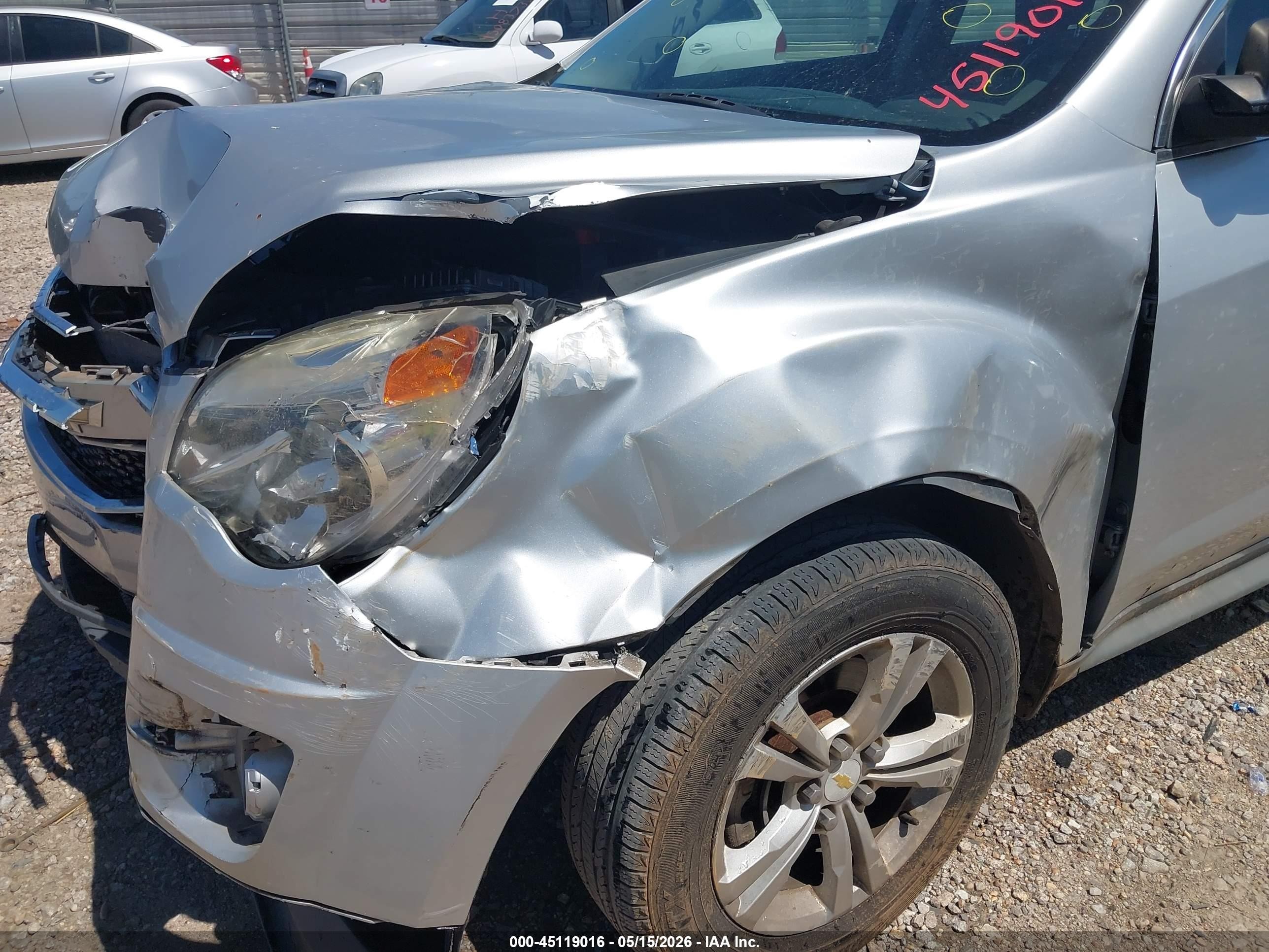 2011 Chevrolet Equinox Ls Silver vin: 2CNALBECXB6254802