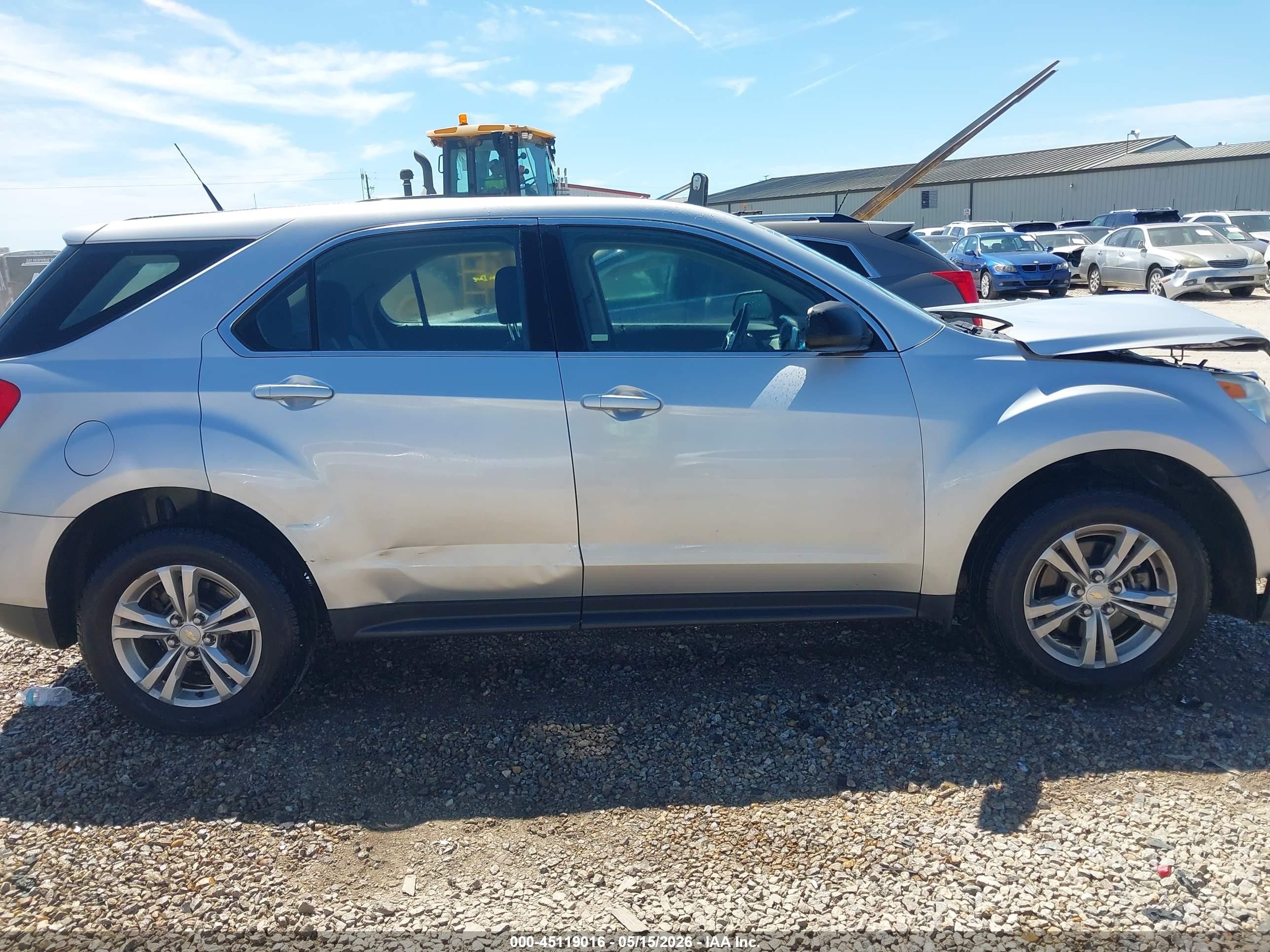 2011 Chevrolet Equinox Ls Silver vin: 2CNALBECXB6254802
