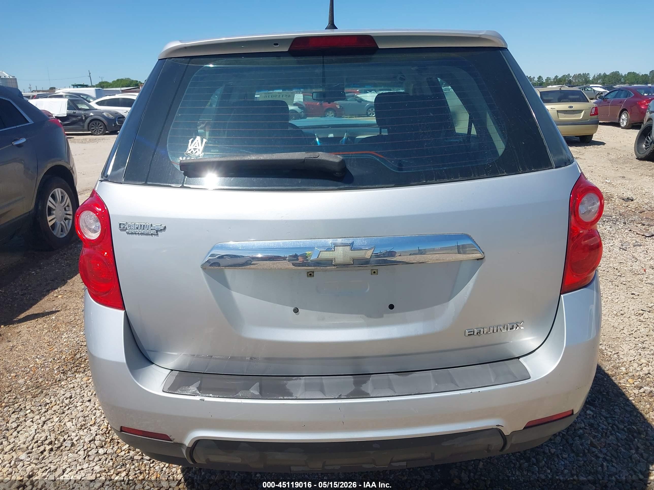 2011 Chevrolet Equinox Ls Silver vin: 2CNALBECXB6254802