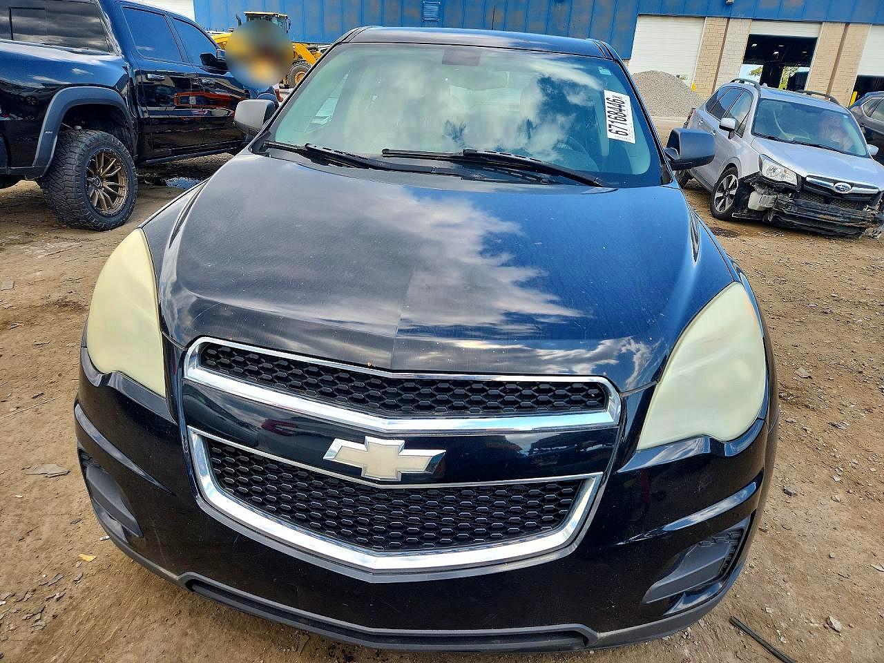 2011 Chevrolet Equinox Ls Черный vin: 2CNALBECXB6384613