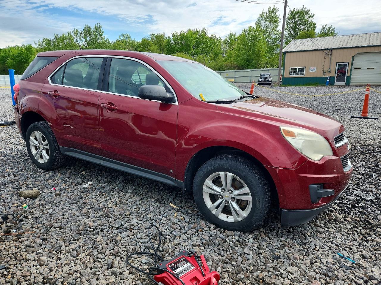 2010 Chevrolet Equinox Ls Burgundy vin: 2CNALBEW0A6206346