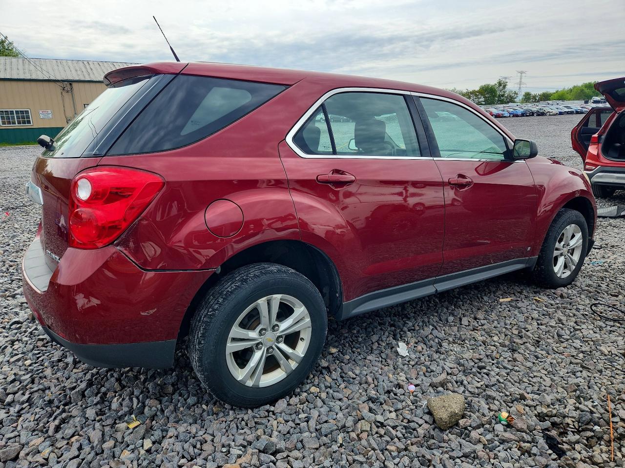 2010 Chevrolet Equinox Ls Burgundy vin: 2CNALBEW0A6206346