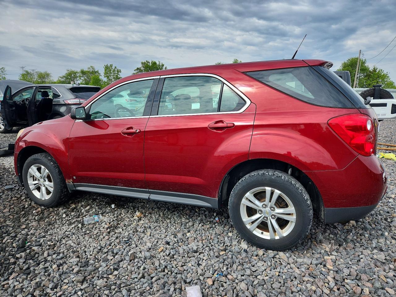 2010 Chevrolet Equinox Ls Burgundy vin: 2CNALBEW0A6206346