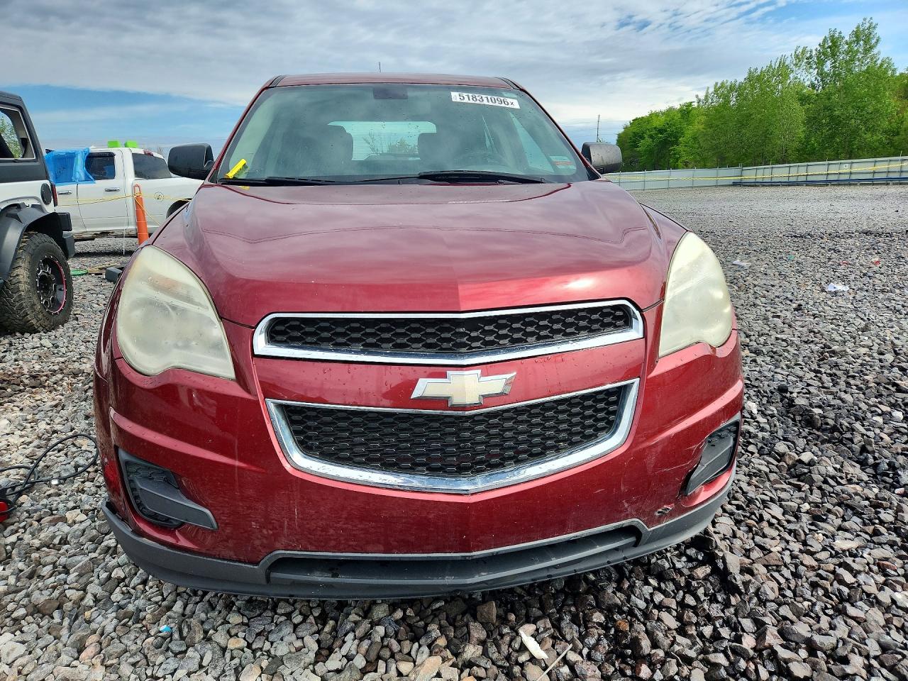 2010 Chevrolet Equinox Ls Burgundy vin: 2CNALBEW0A6206346