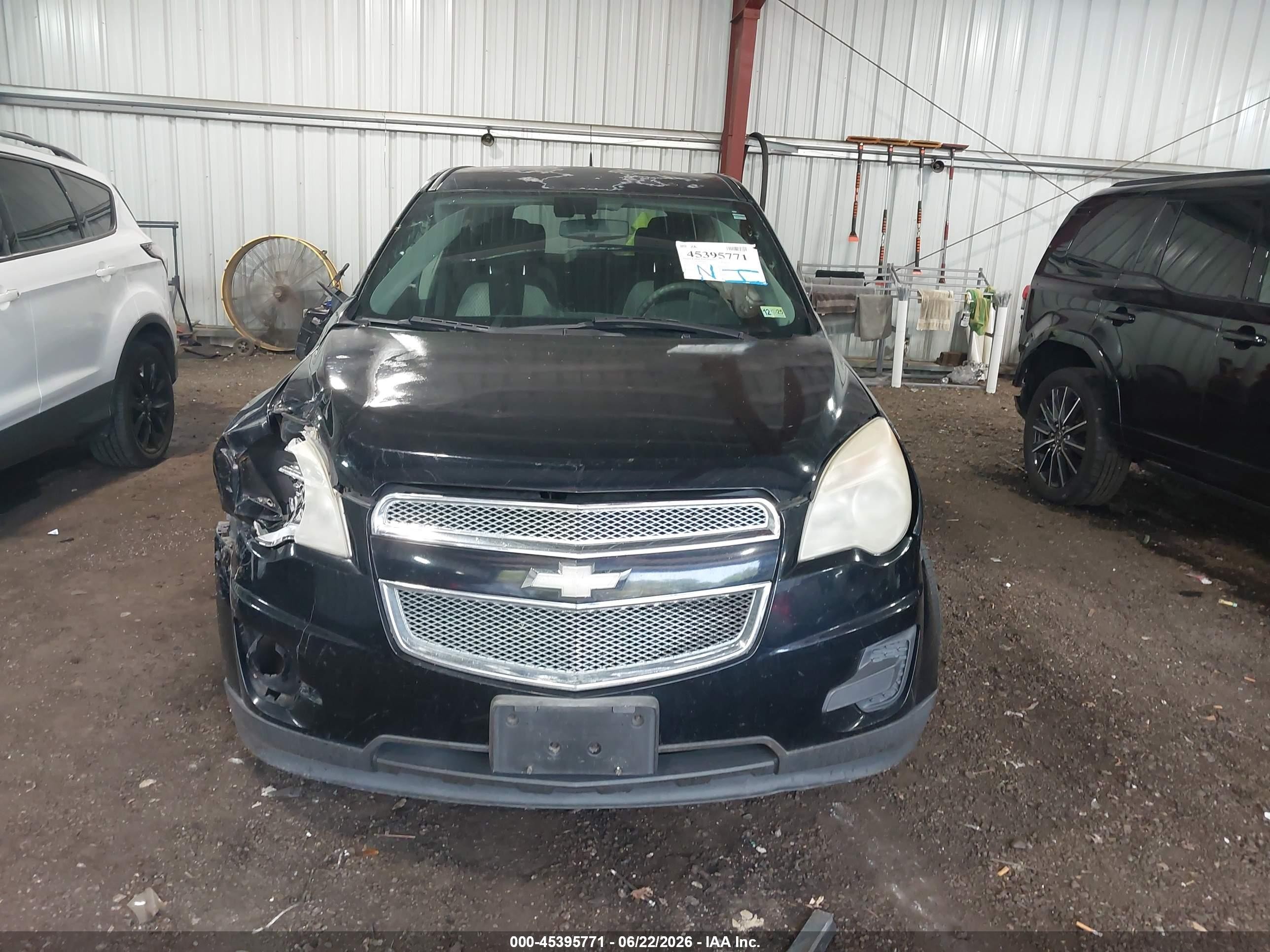 2010 Chevrolet Equinox Ls Black vin: 2CNALBEW0A6291656