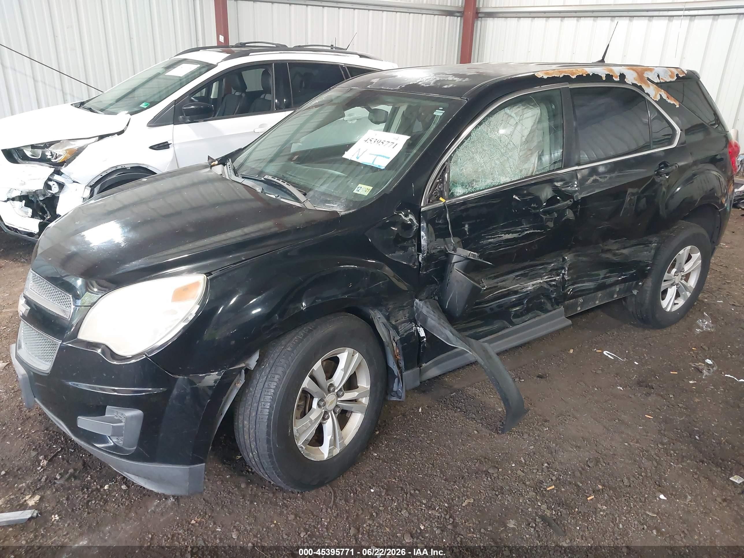 2010 Chevrolet Equinox Ls Black vin: 2CNALBEW0A6291656