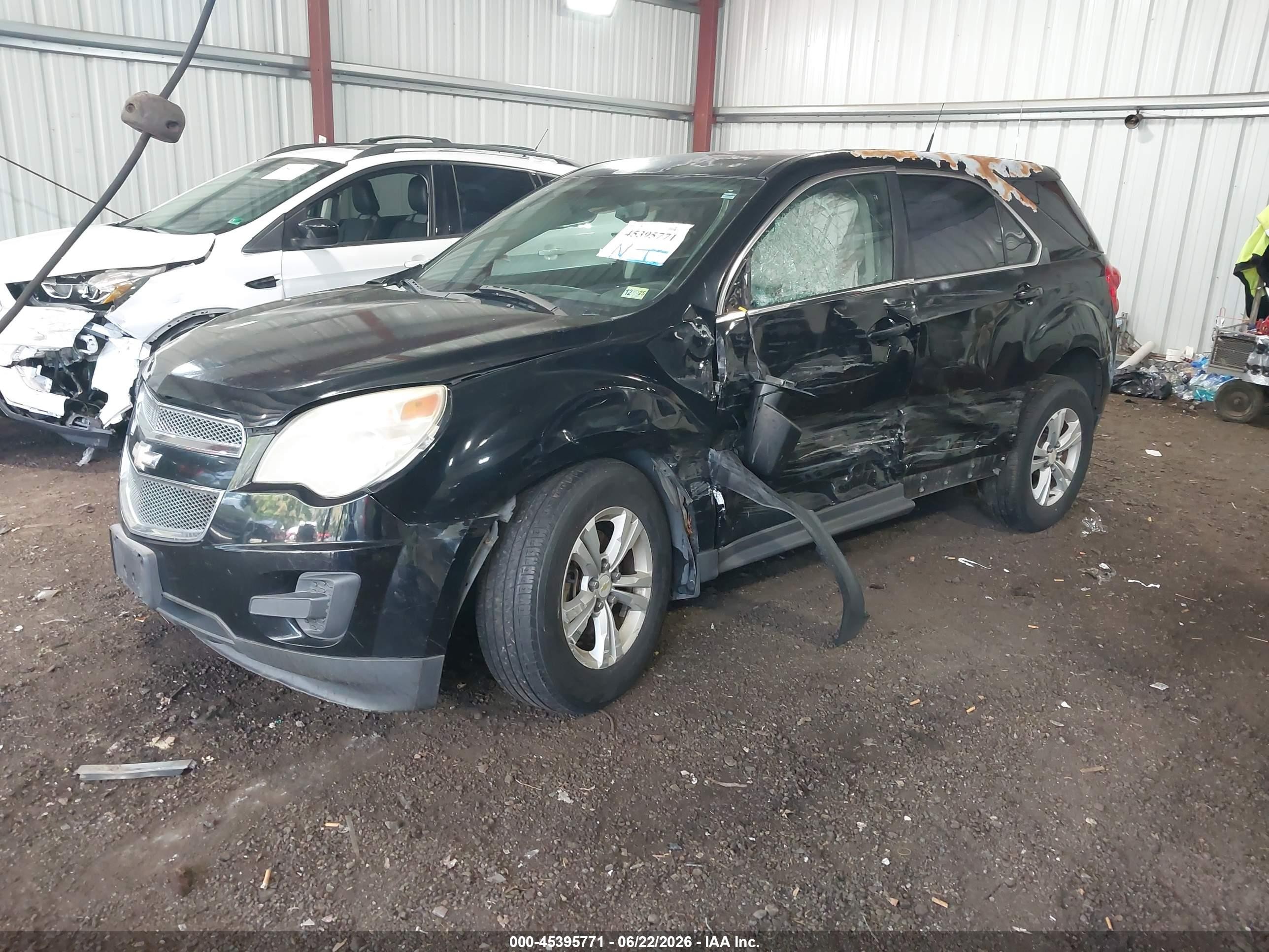 2010 Chevrolet Equinox Ls Black vin: 2CNALBEW0A6291656
