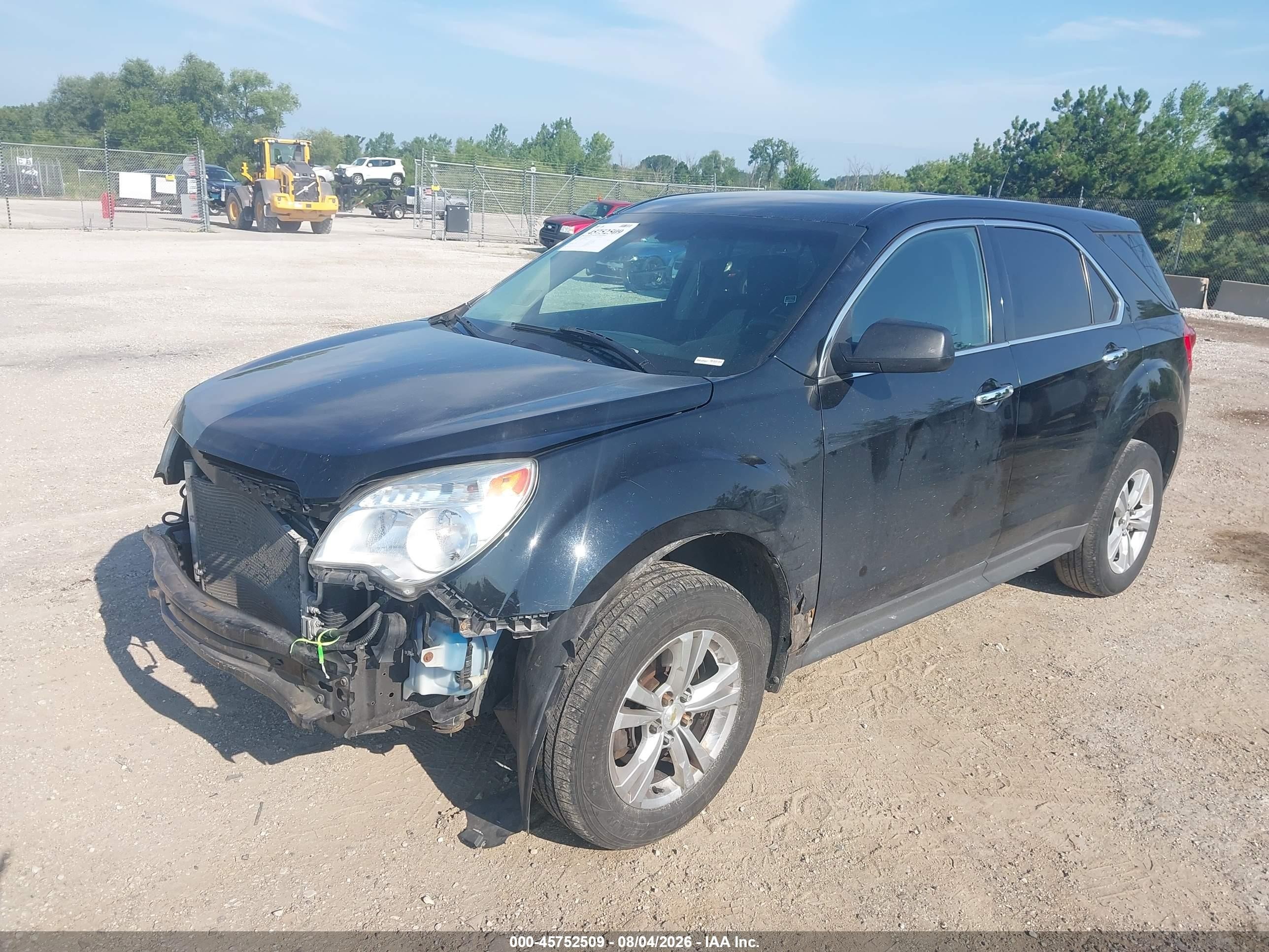 2010 Chevrolet Equinox Ls Black vin: 2CNALBEW1A6312577