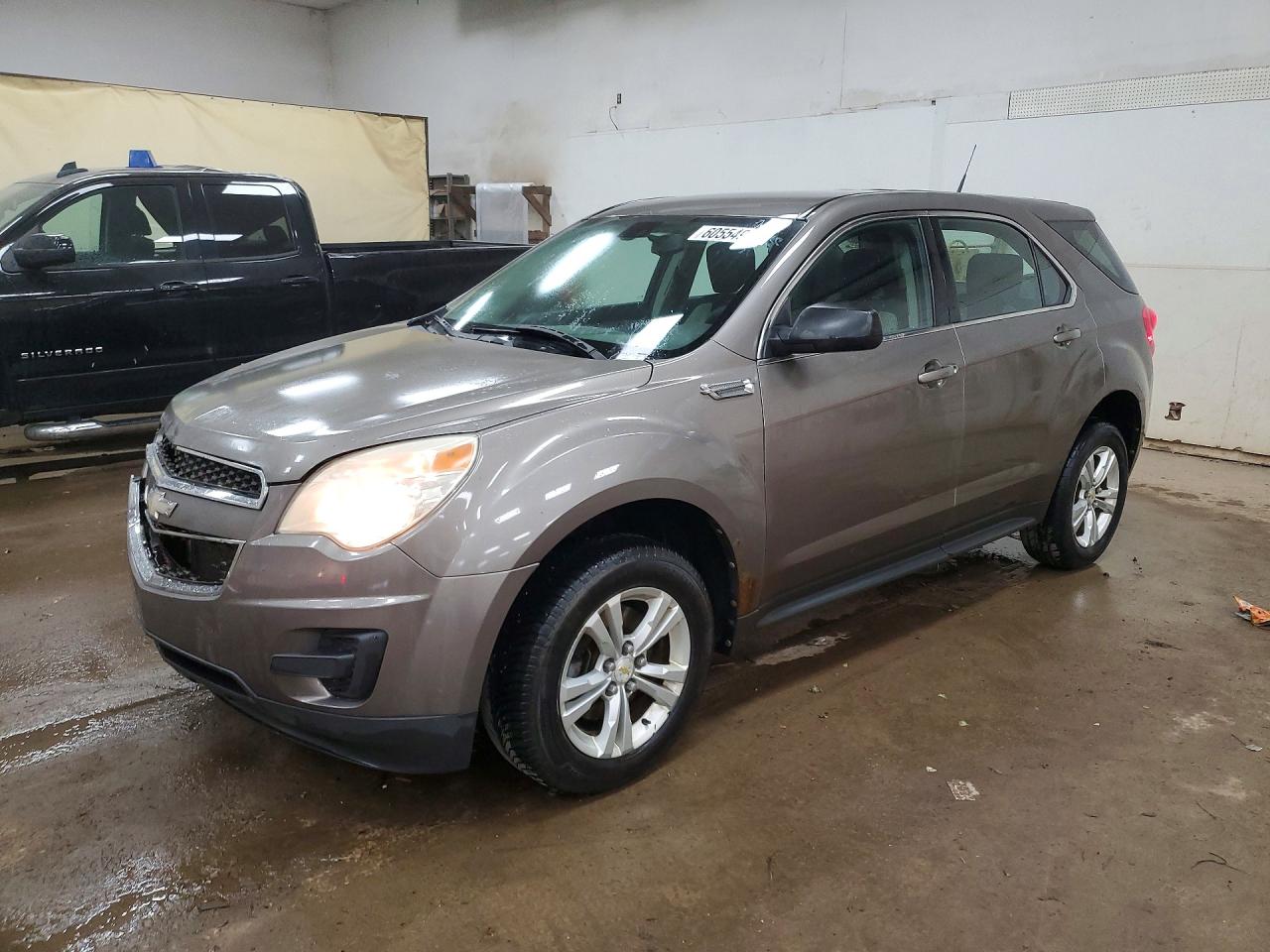2010 Chevrolet Equinox Ls Gray vin: 2CNALBEW2A6334989