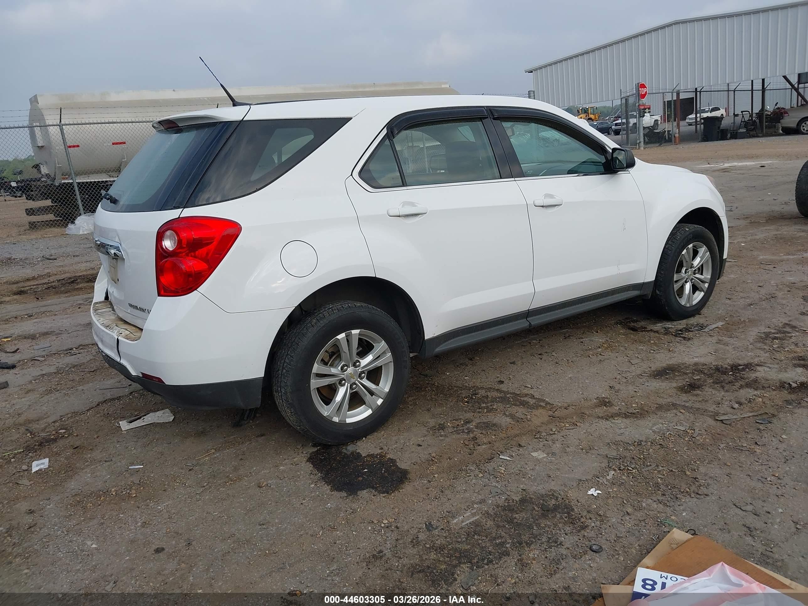 2010 Chevrolet Equinox Ls White vin: 2CNALBEW6A6255745